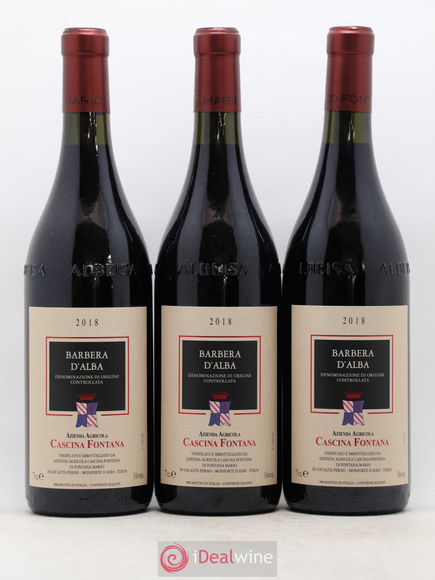 Barbera d'Alba DOC Cascina Fontana (sans prix de réserve) 2018 - Posten von 6 Flaschen - 1