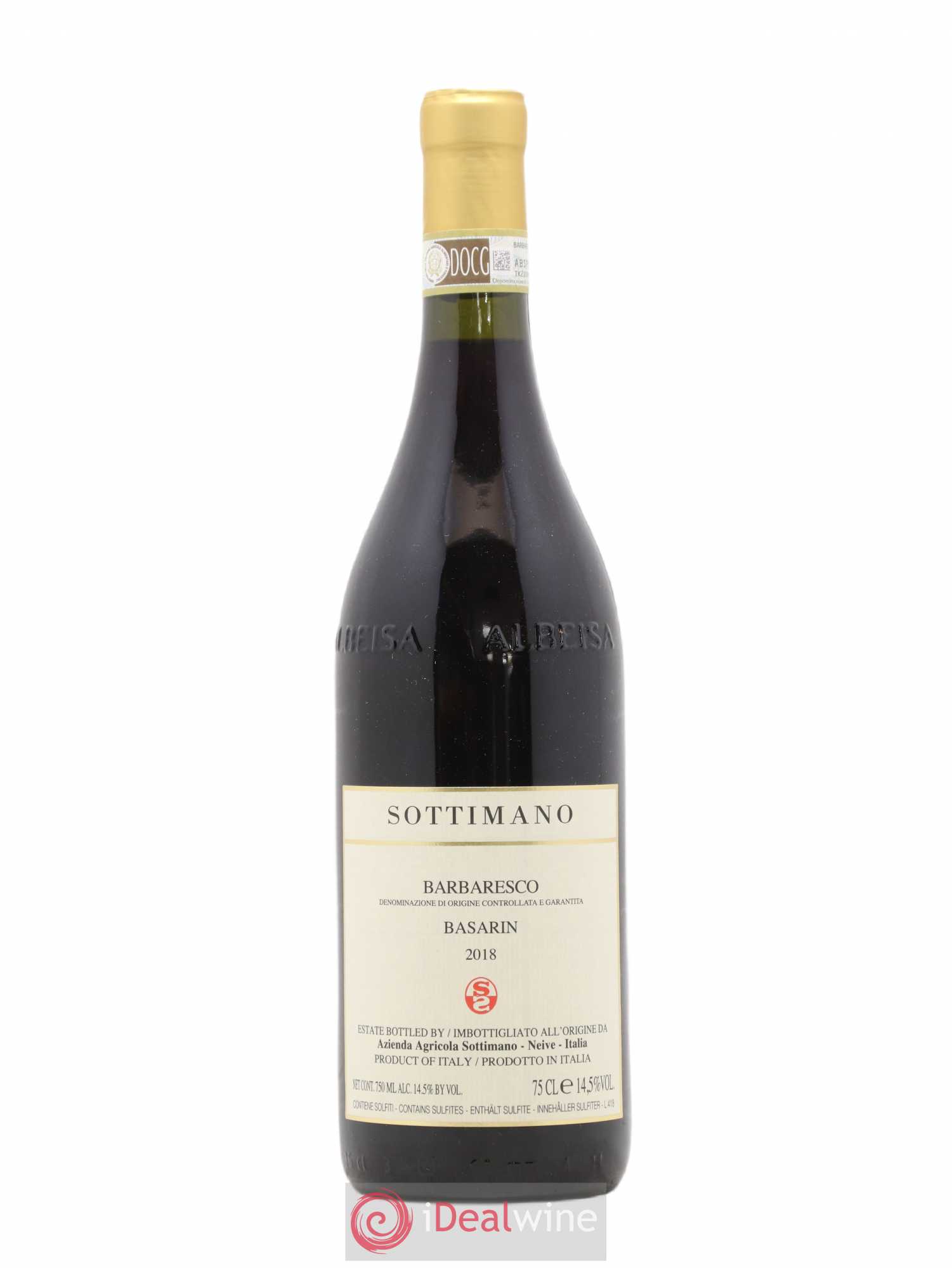 Barbaresco DOCG Basarin Sottimano 2018 - Lot de 1 bouteille - 0