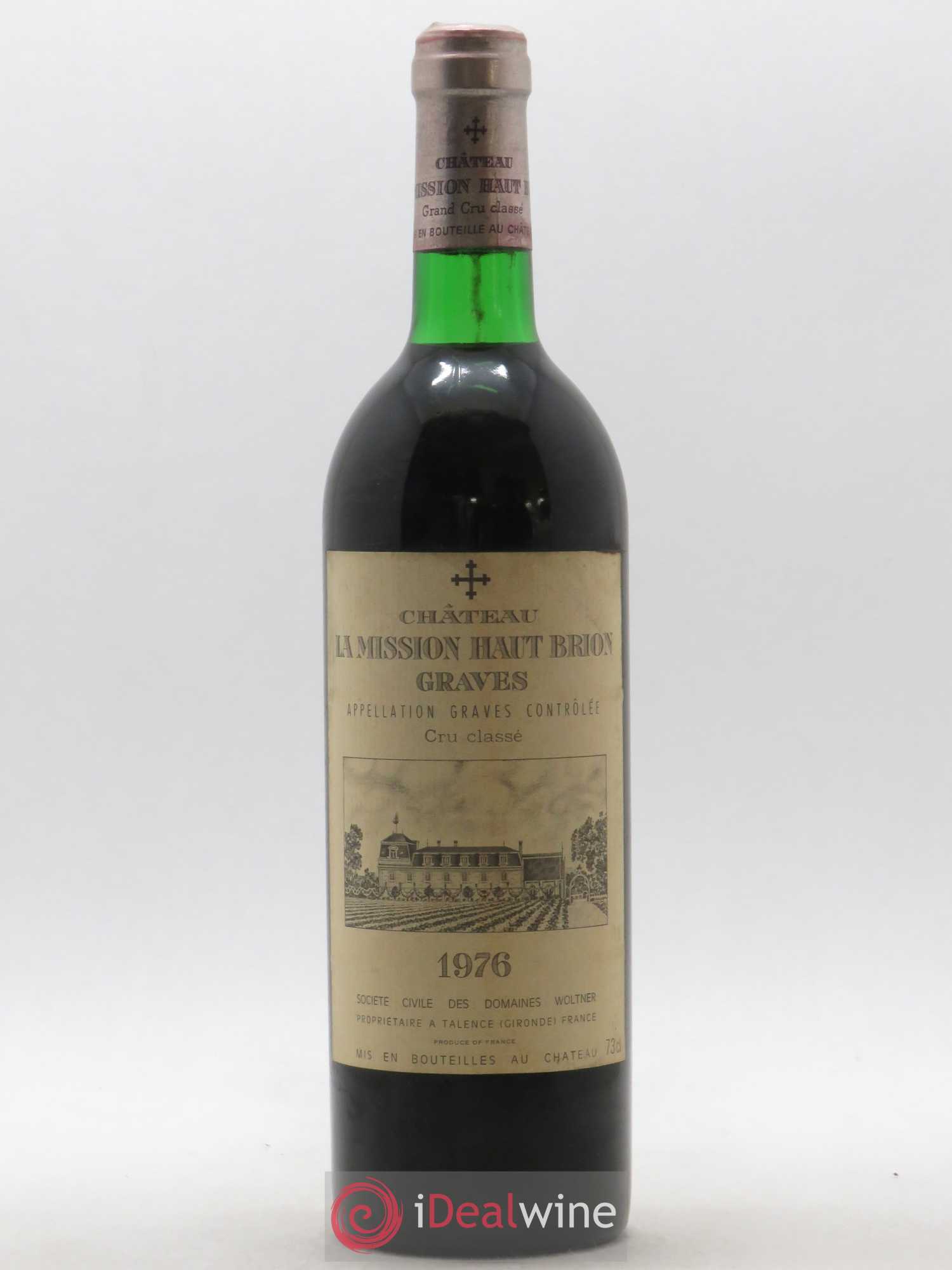 Château la Mission Haut-Brion Cru Classé de Graves 1976 - Lot de 1 bouteille - 0