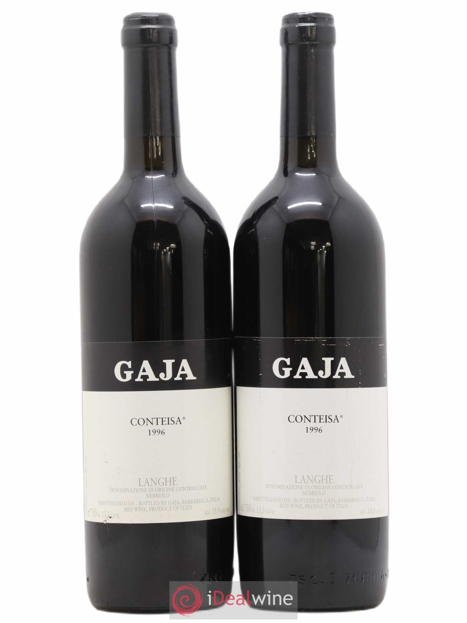 Langhe Conteisa Angelo Gaja 1996 - Lotto di 2 bottiglie - 0