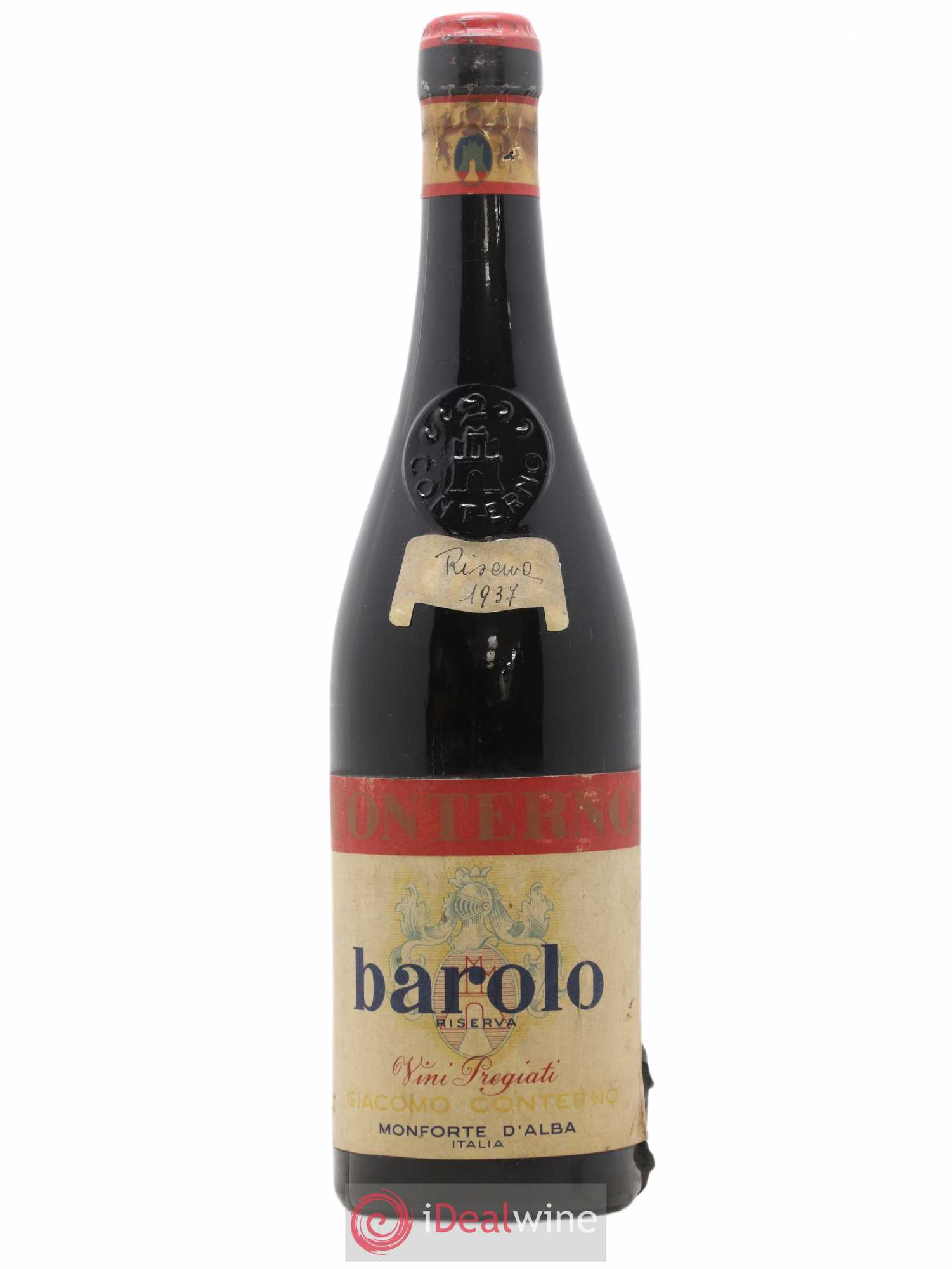 Barolo DOCG Giacomo Conterno Riserva 1937 - Posten von 1 Flasche - 0