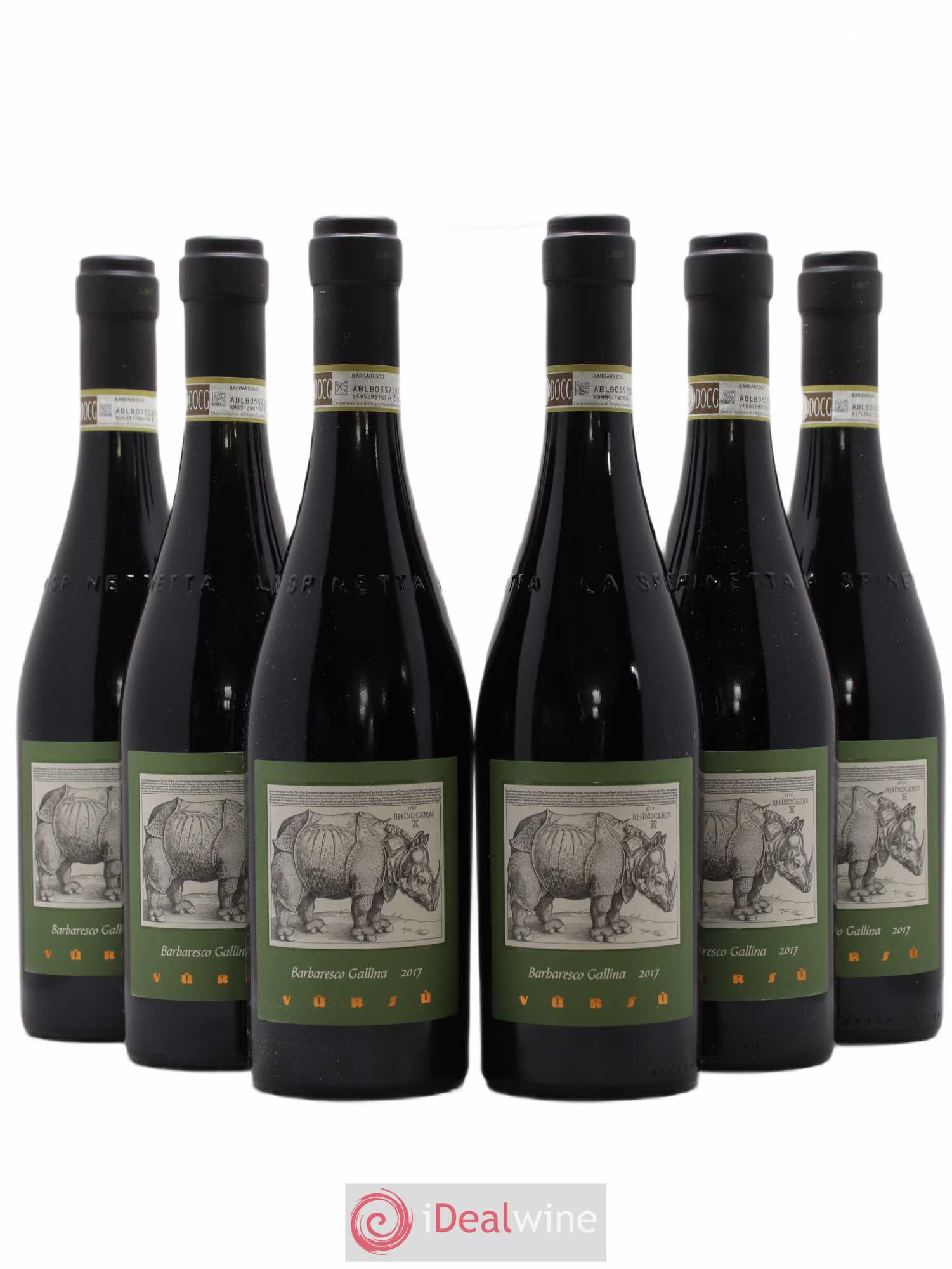 Barbaresco DOCG Vigneto Gallina Vursu La Spinetta - Giorgio Rivetti 2017 - Lot de 6 bouteilles - 0