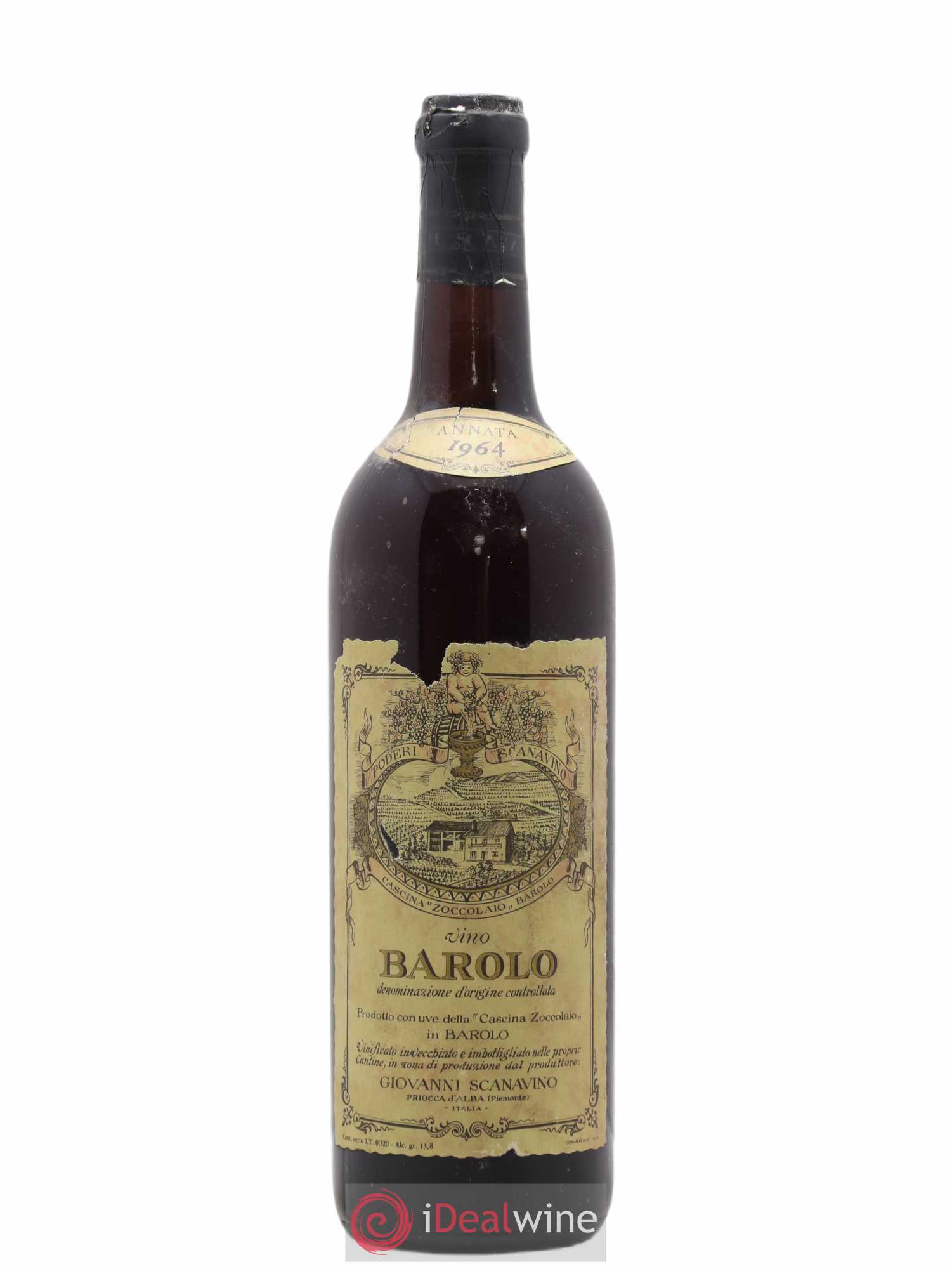 Barolo Scanavino 1964 - Lot de 1 bouteille - 0
