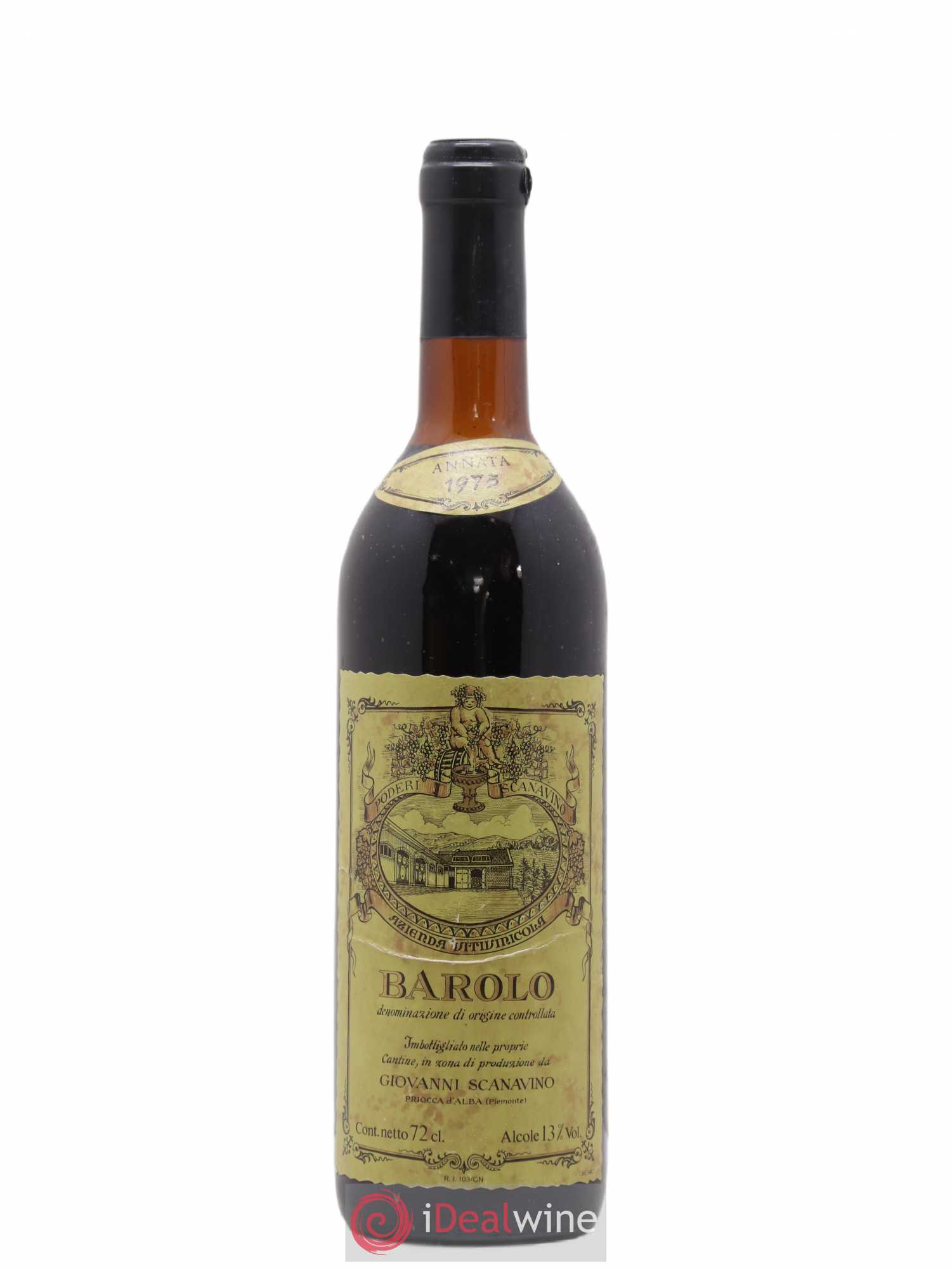 Barolo Scanavino 1975 - Lot de 1 bouteille - 0