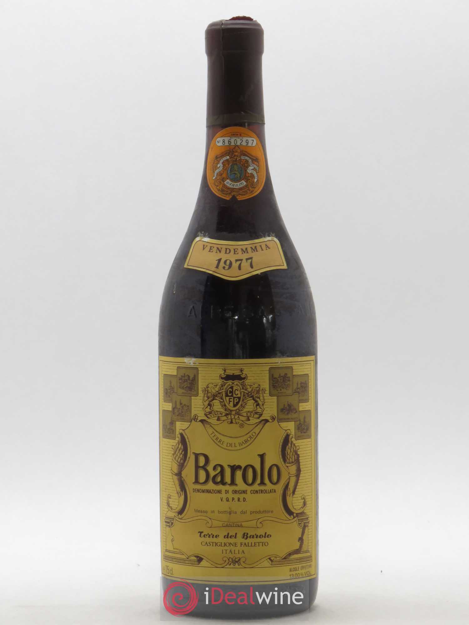 Barolo Terre del Barolo Castiglione Falletto 1977 - Posten von 1 Flasche - 0
