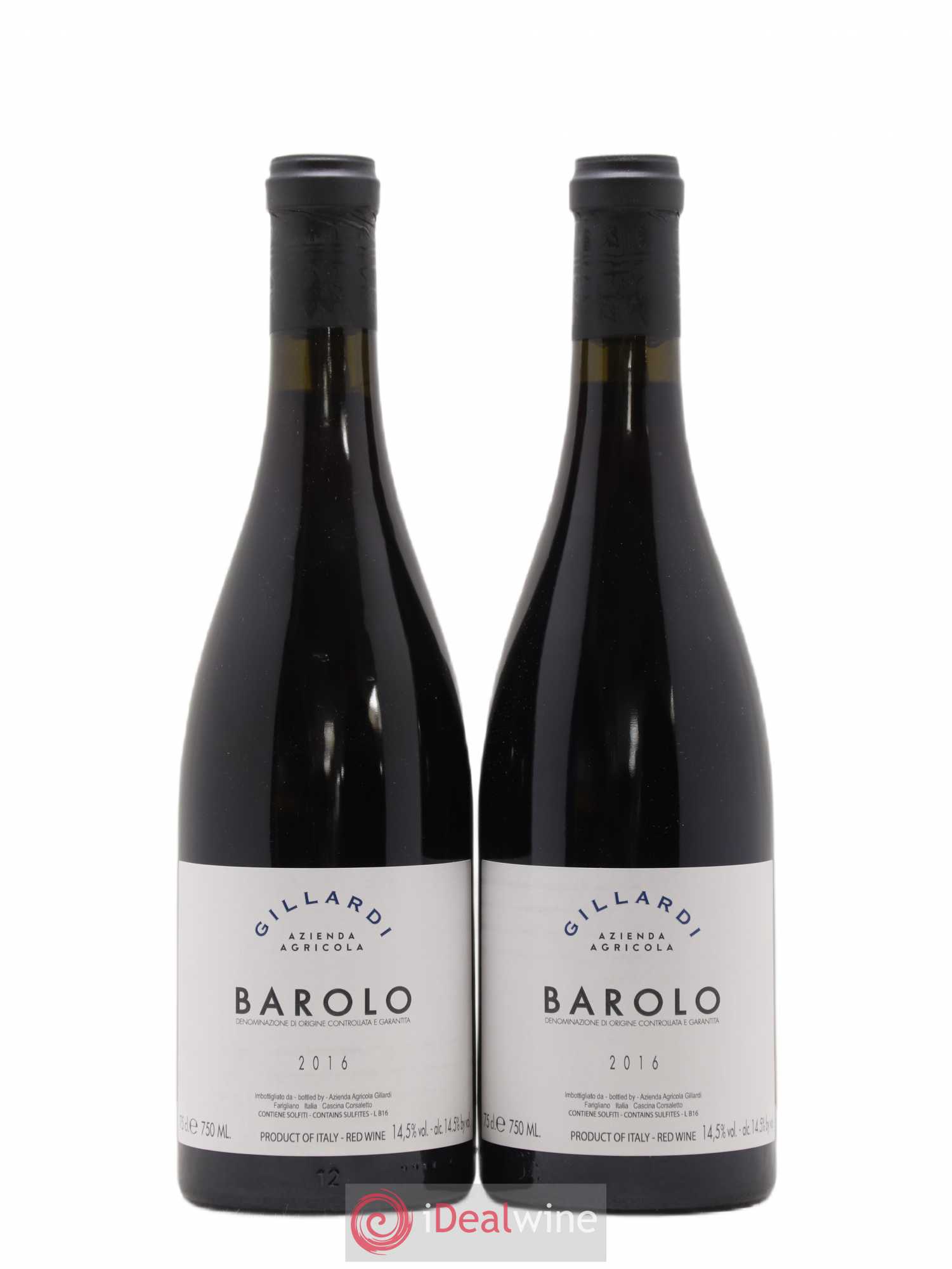 Barolo Azienda Agricola Gillardi 2016 - Lotto di 2 bottiglie - 0