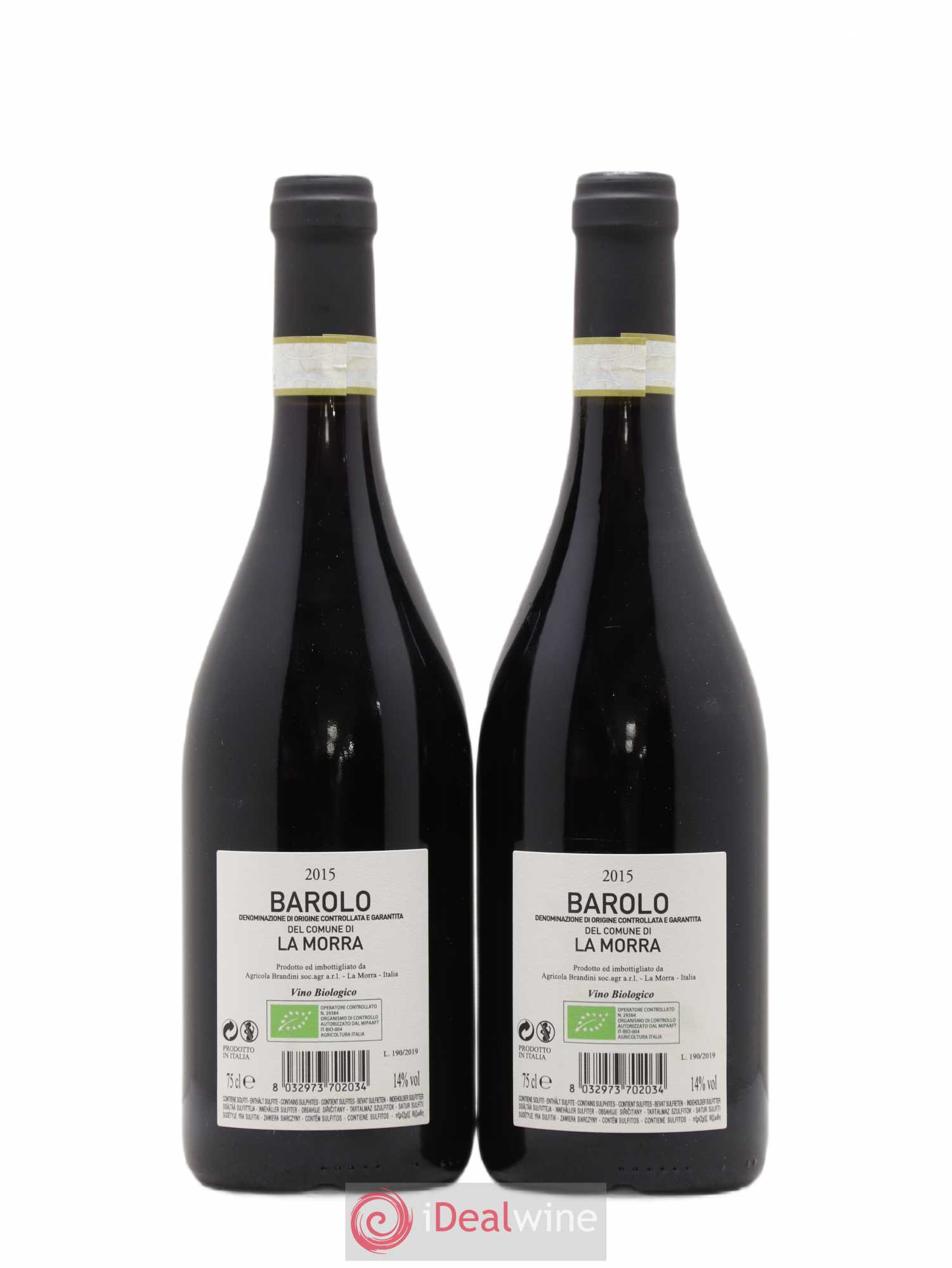 Barolo La Morra Brandini 2015 - Posten von 2 Flaschen - 1