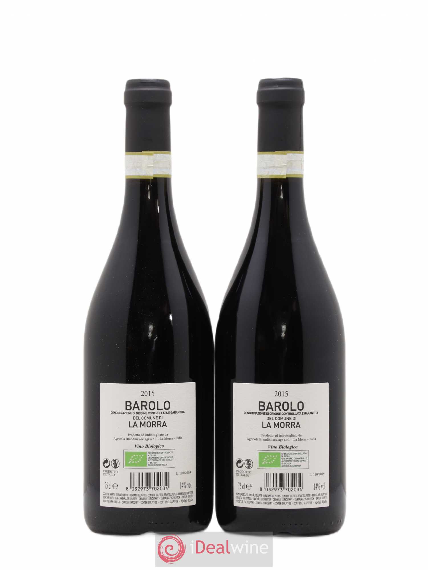 Barolo La Morra Brandini 2015 - Posten von 2 Flaschen - 1