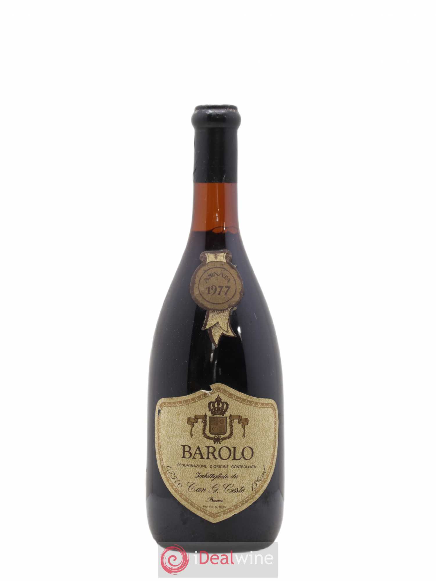 Barolo Cavaglier Ceste 1977 - Lot de 1 bouteille - 0