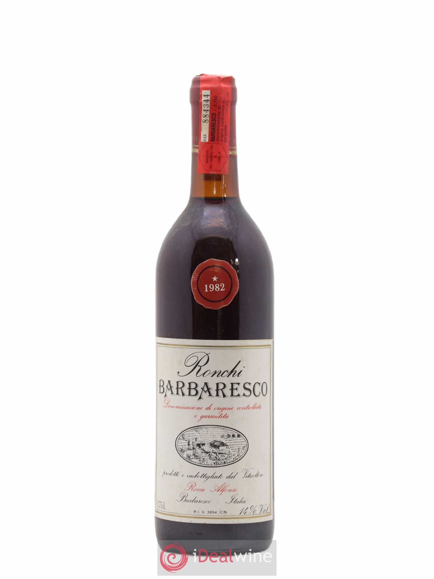 Barbaresco DOCG Ronchi Rocca Alfonso 1982 - Lot de 1 bouteille - 0