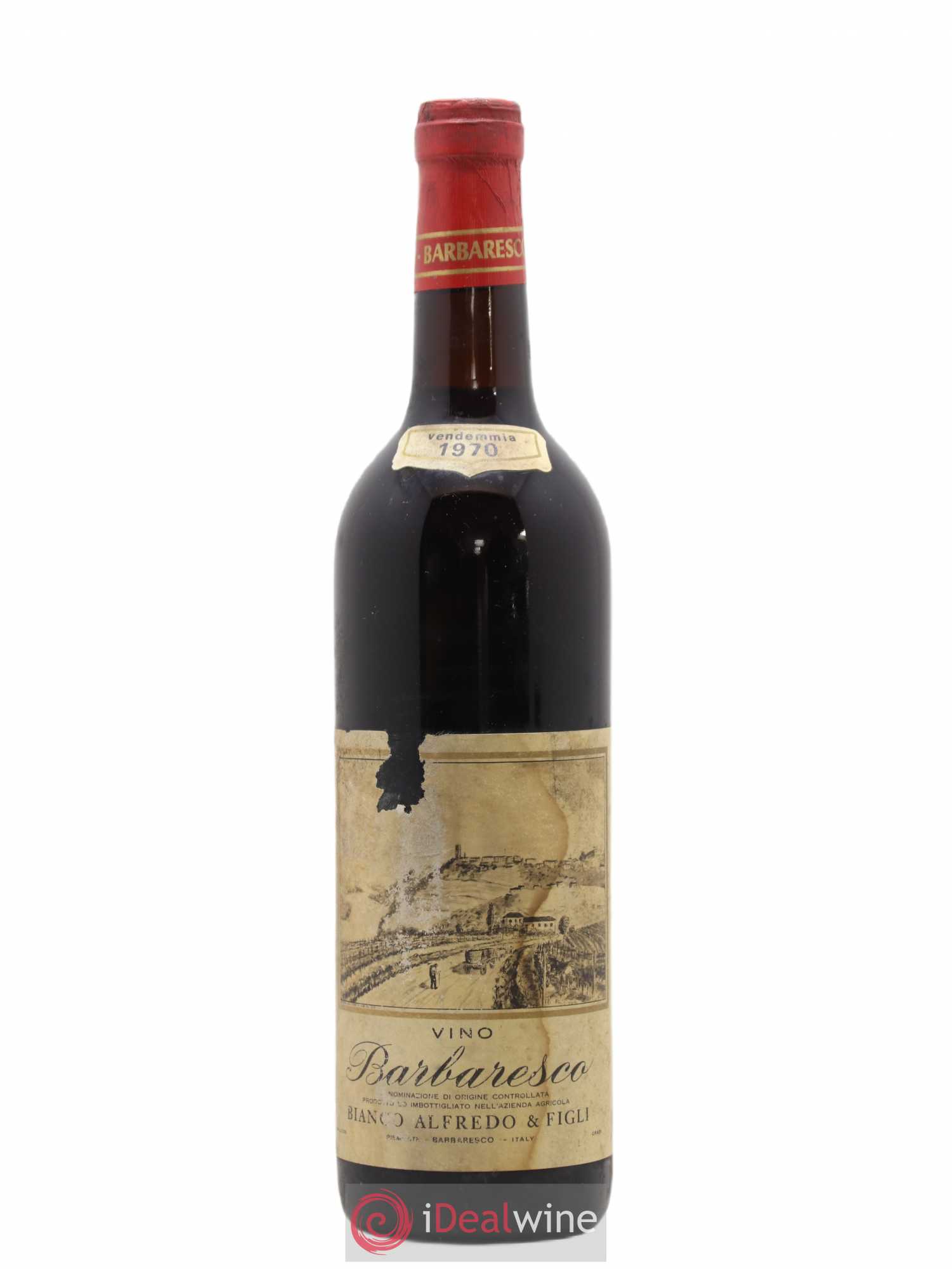 Barbaresco DOCG Bianco Alfredo 1970 - Posten von 1 Flasche - 0