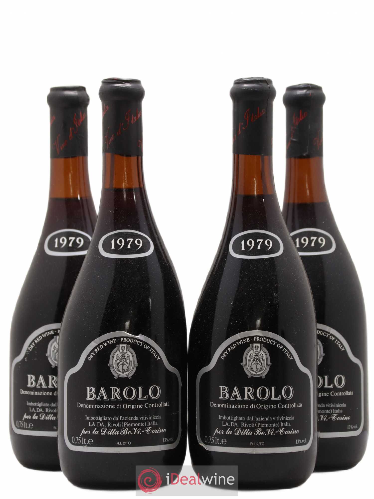 Barolo Ditta Be.Vi. 1979 - Posten von 4 Flaschen - 0
