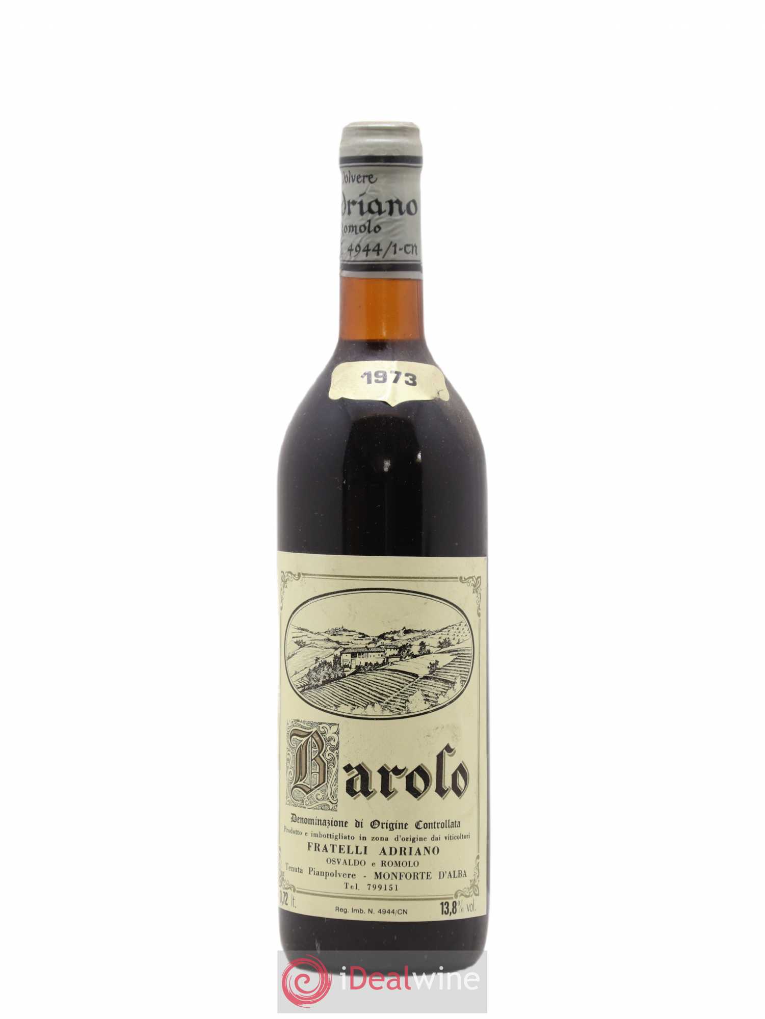Barolo Fratelli Adriano 1973 - Posten von 1 Flasche - 0
