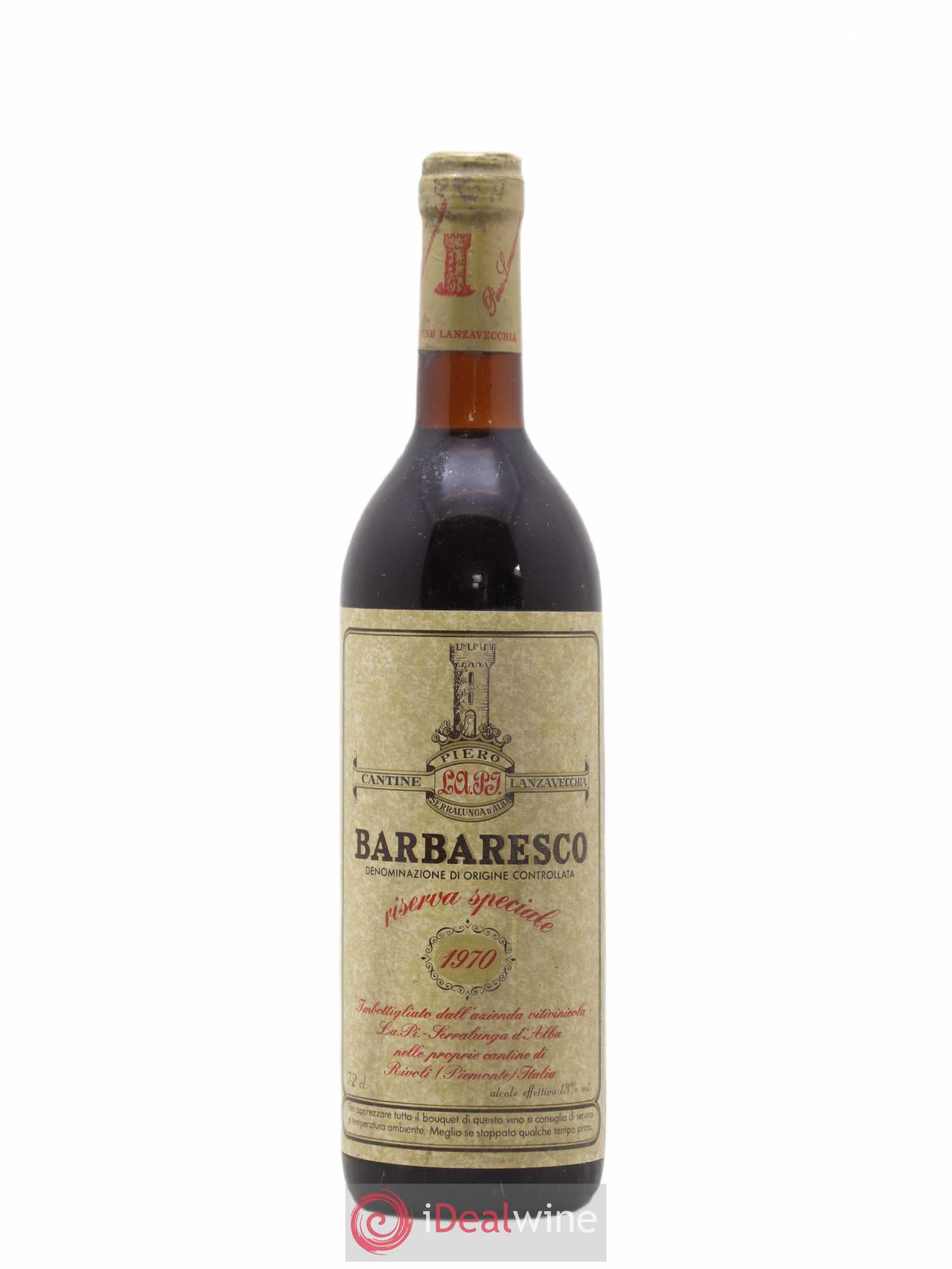 Barbaresco DOCG Riserva Speciale Lanzavecchia 1970 - Lot de 1 bouteille - 0