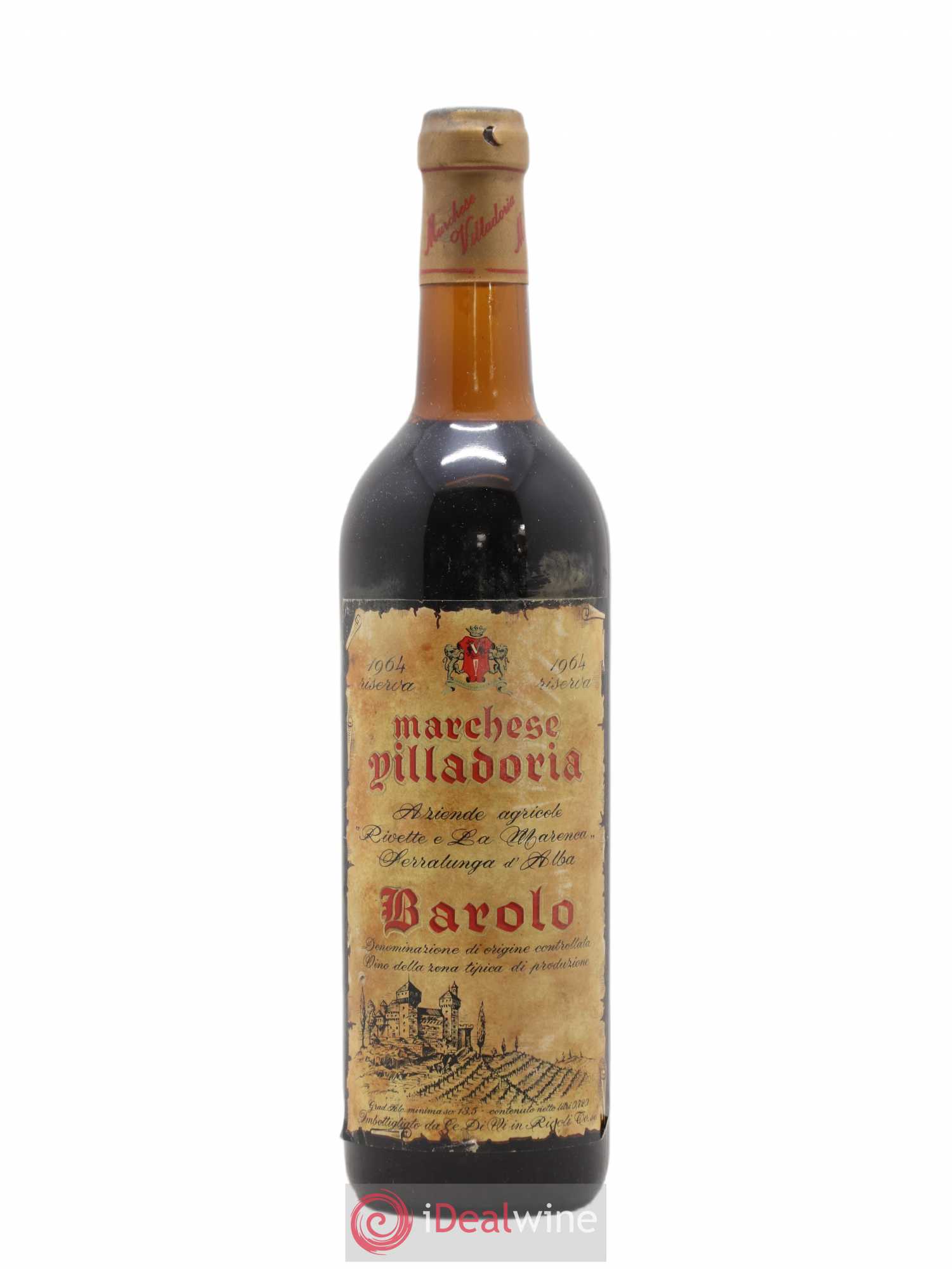 Barolo Riserva Speciale Marchese Villadoria 1964 - Lot de 1 bouteille - 0