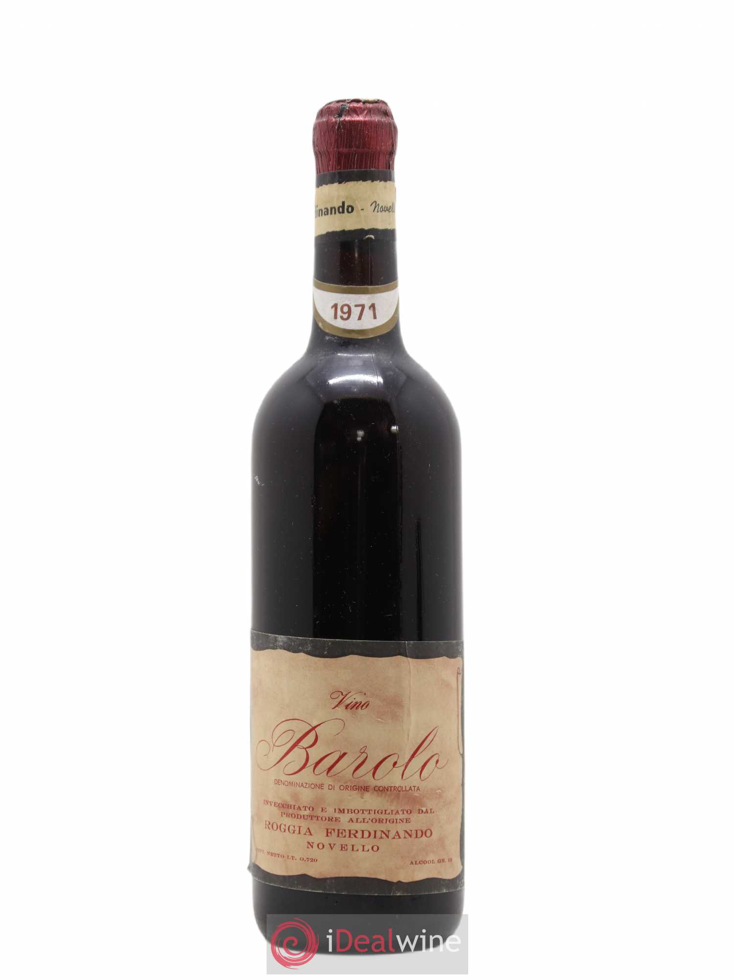 Barolo Roggia Ferdinando 1971 - Posten von 1 Flasche - 0