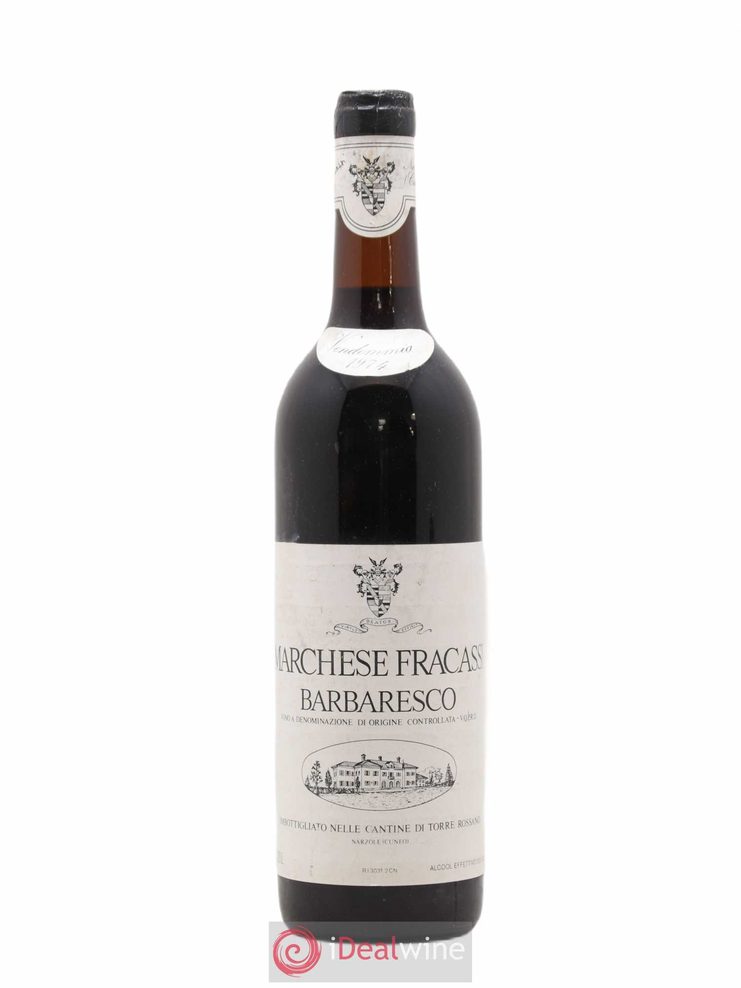 Barbaresco DOCG Marchesi Fracassi 1974 - Posten von 1 Flasche - 0