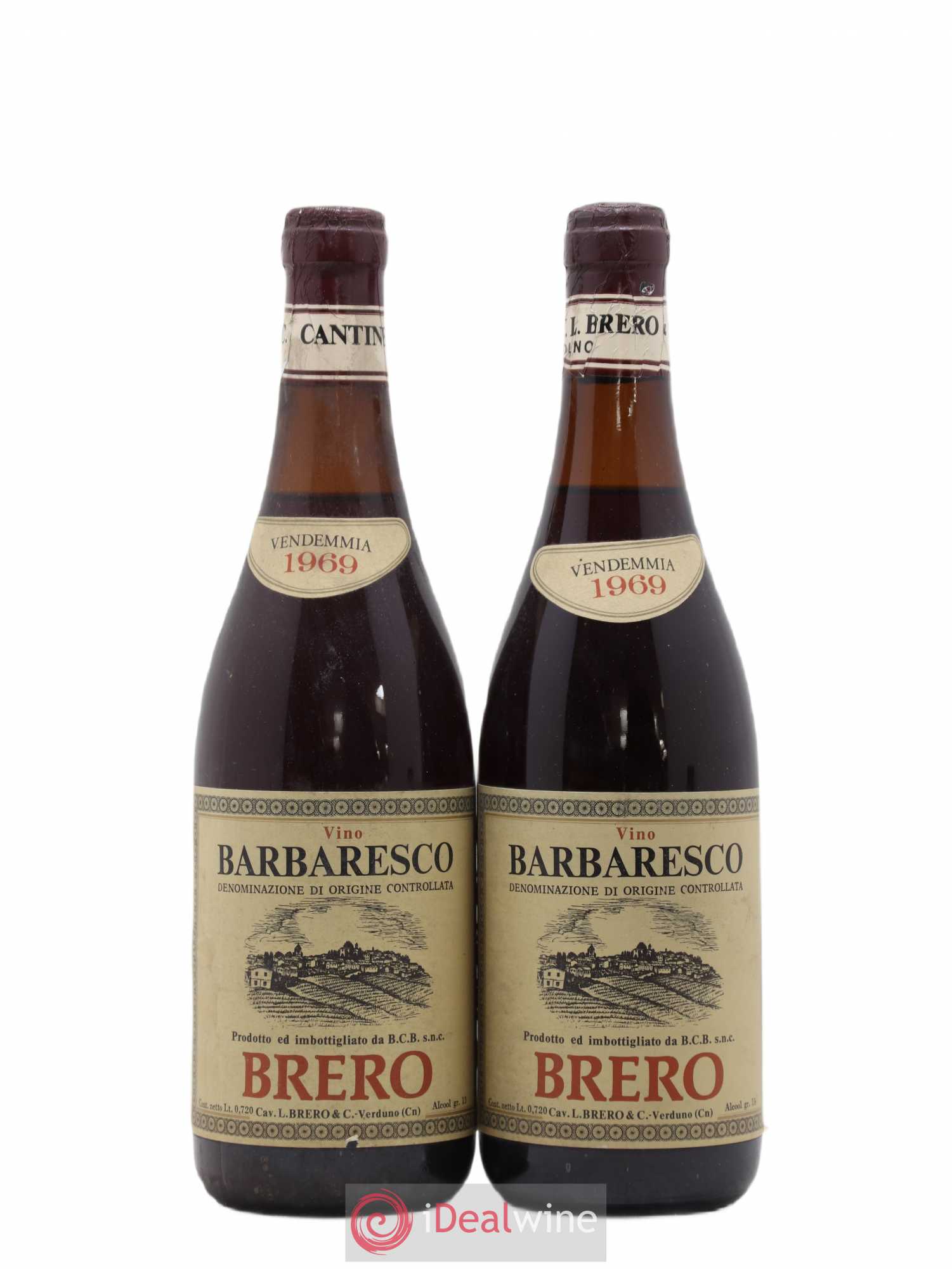 Barbaresco DOCG Brero 1969 - Posten von 2 Flaschen - 0