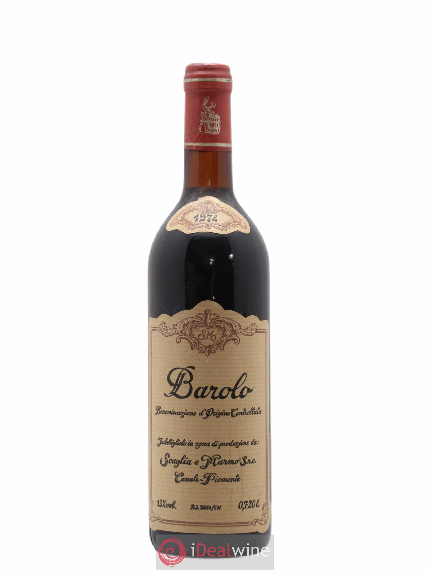Barolo Scaglia e Marmo 1974 - Posten von 1 Flasche - 0