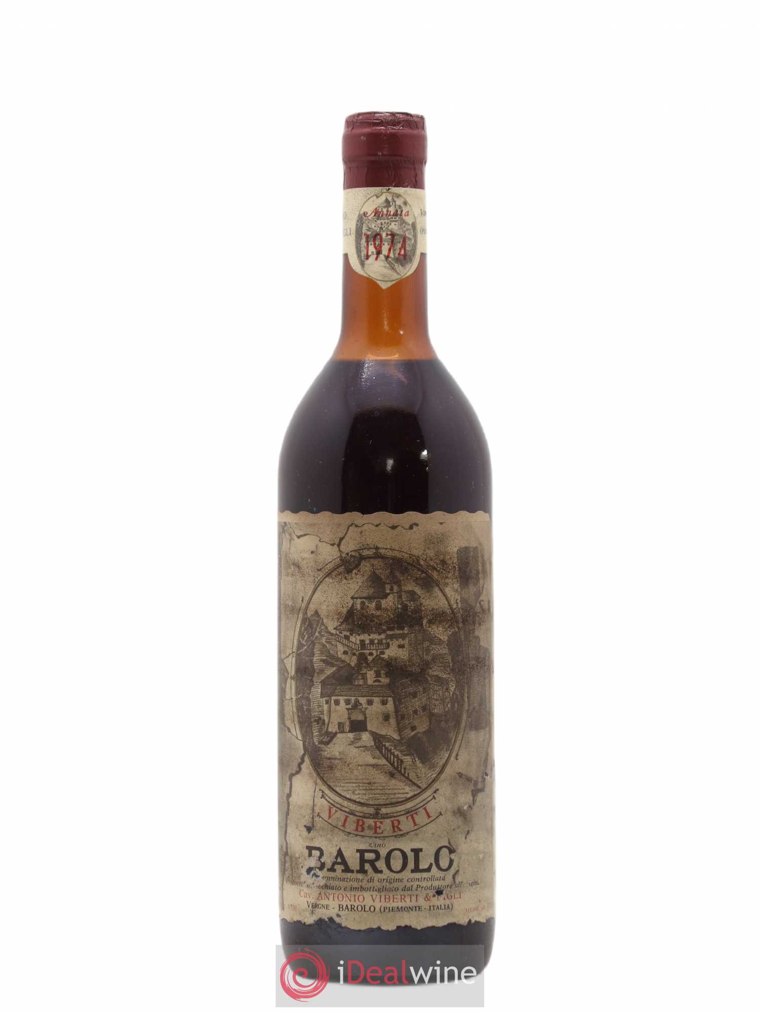 Barolo Viberti 1974 - Lot de 1 bouteille - 0
