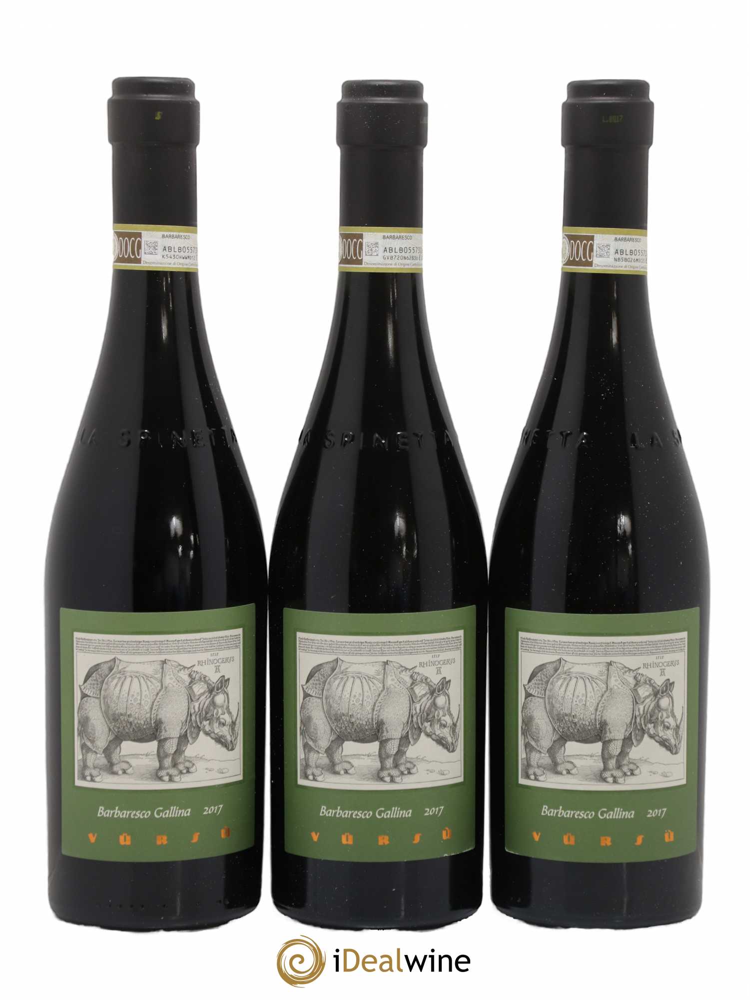Barbaresco DOCG Vigneto Gallina Vursu La Spinetta - Giorgio Rivetti 2017 - Lot de 6 bouteilles - 1