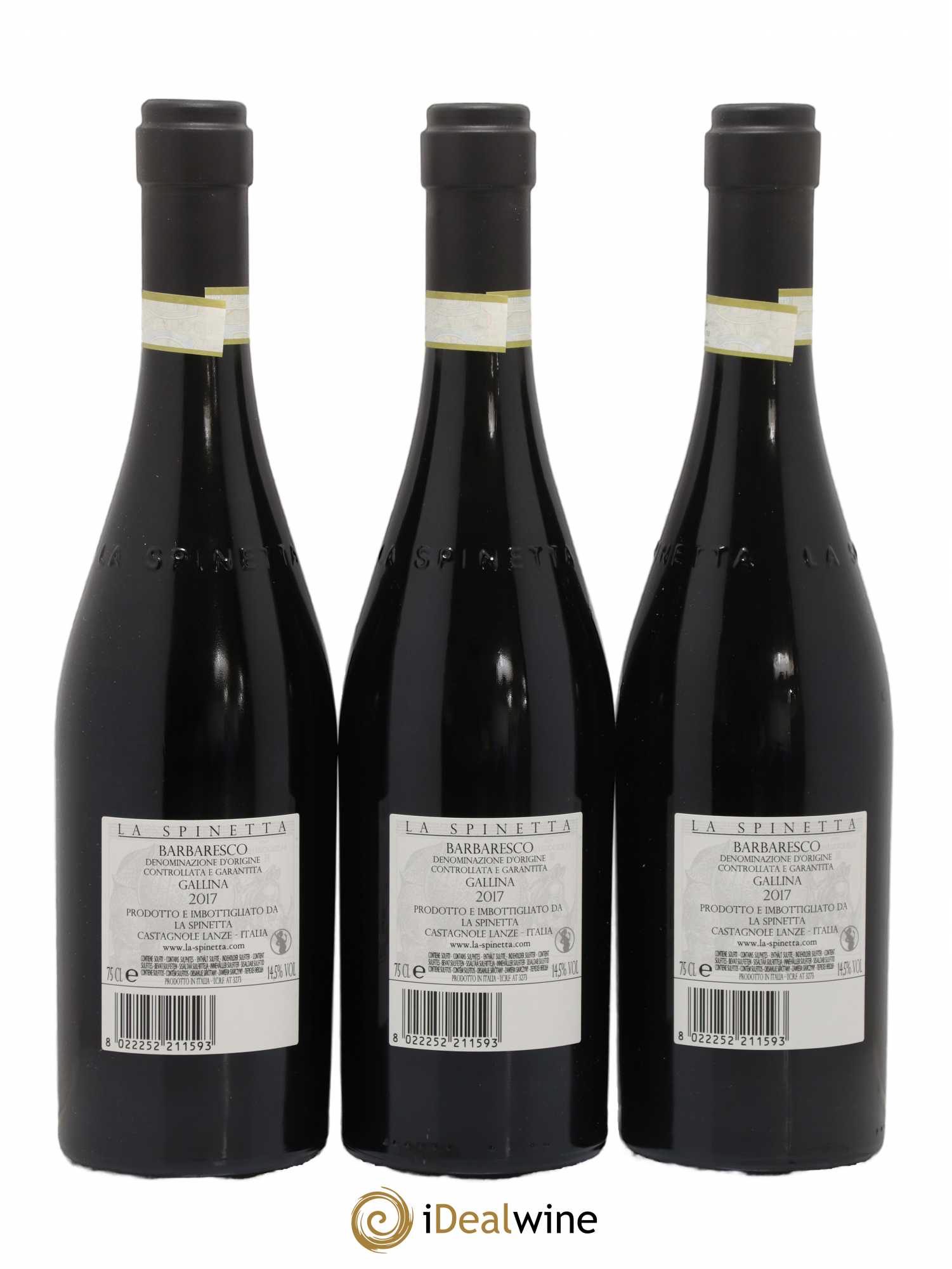 Barbaresco DOCG Vigneto Gallina Vursu La Spinetta - Giorgio Rivetti 2017 - Lot de 6 bouteilles - 2