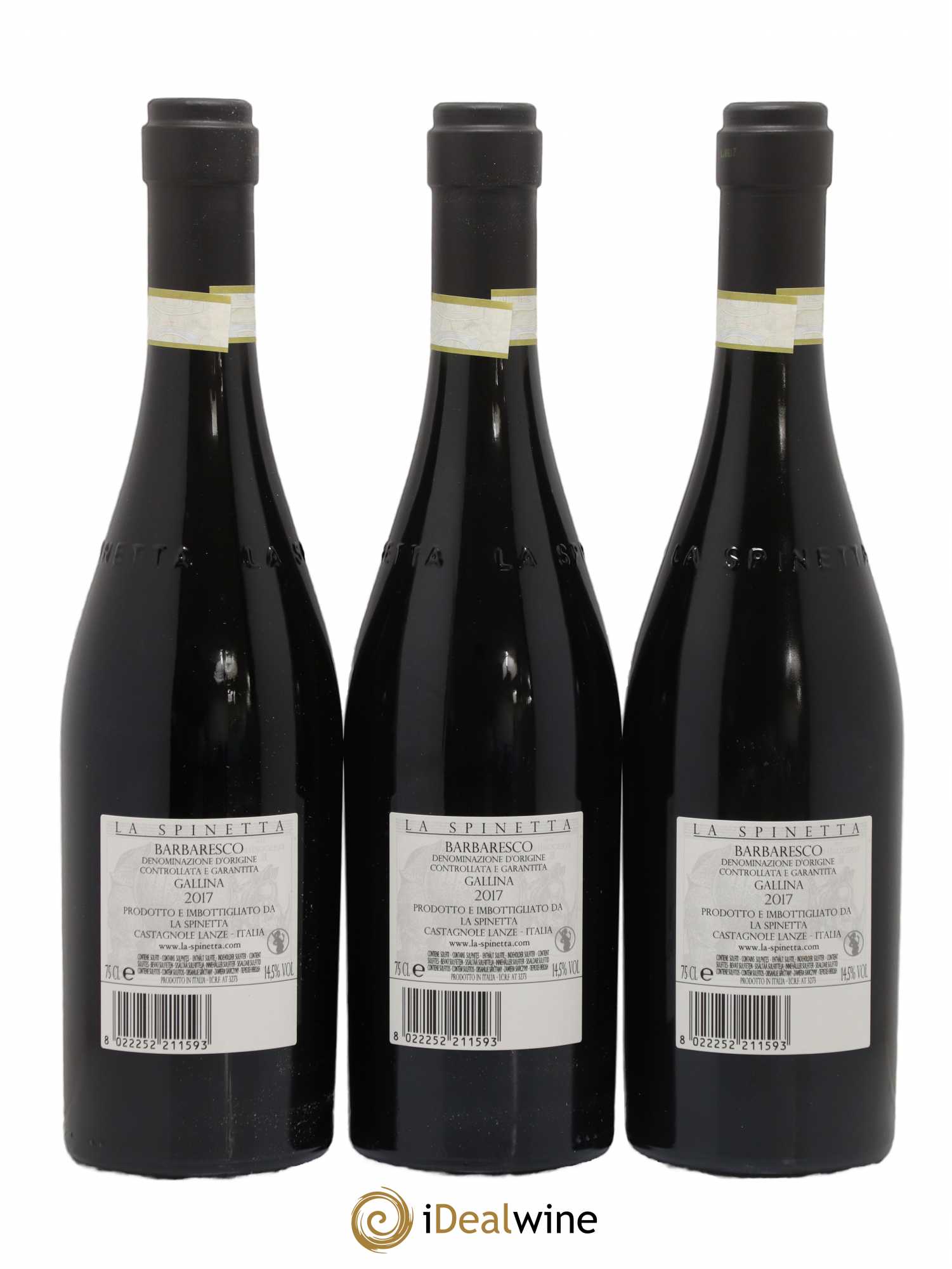 Barbaresco DOCG Vigneto Gallina Vursu La Spinetta - Giorgio Rivetti 2017 - Lot de 6 bouteilles - 4