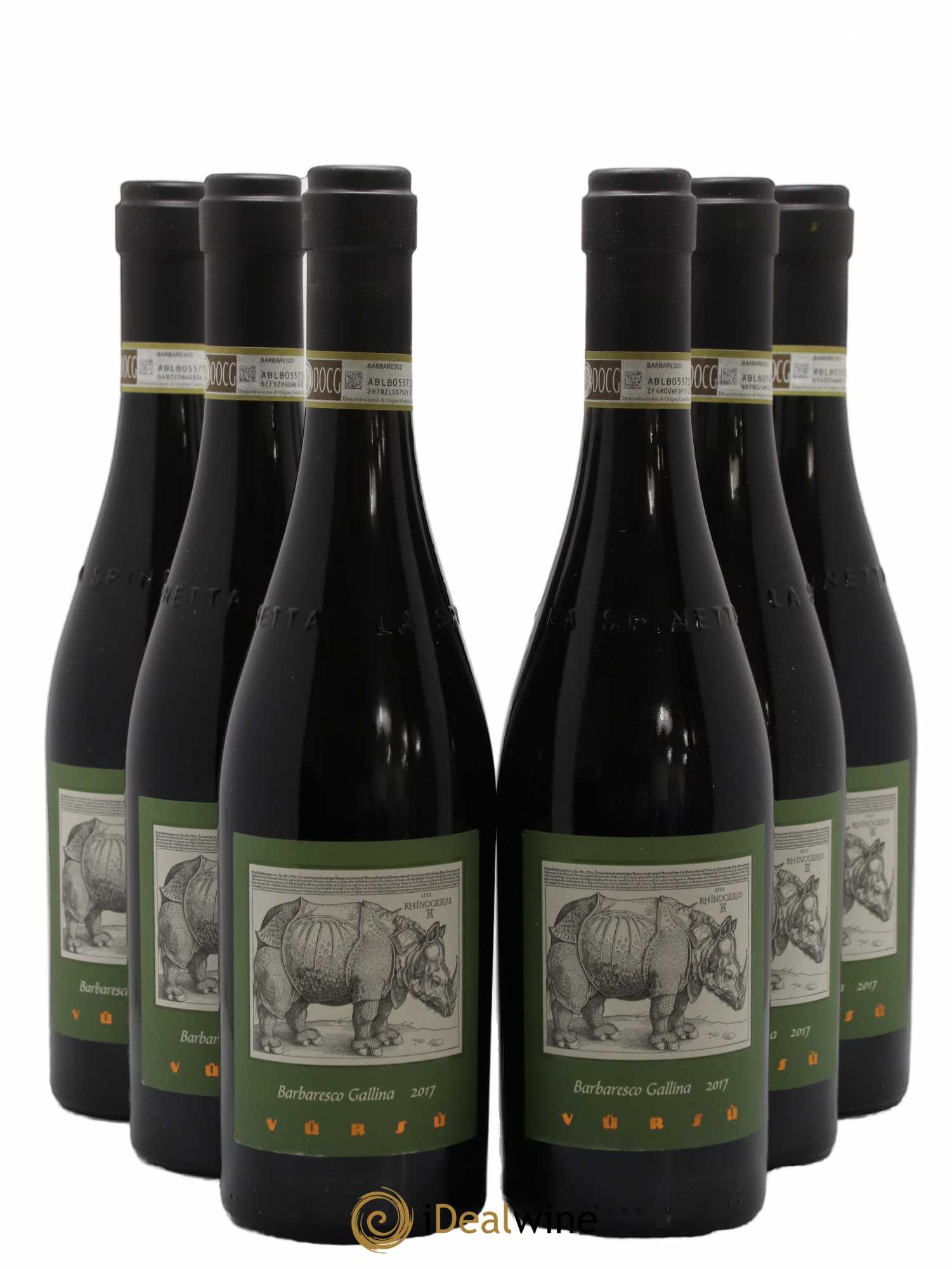 Barbaresco DOCG Vigneto Gallina Vursu La Spinetta - Giorgio Rivetti 2017 - Lot de 6 bouteilles - 0