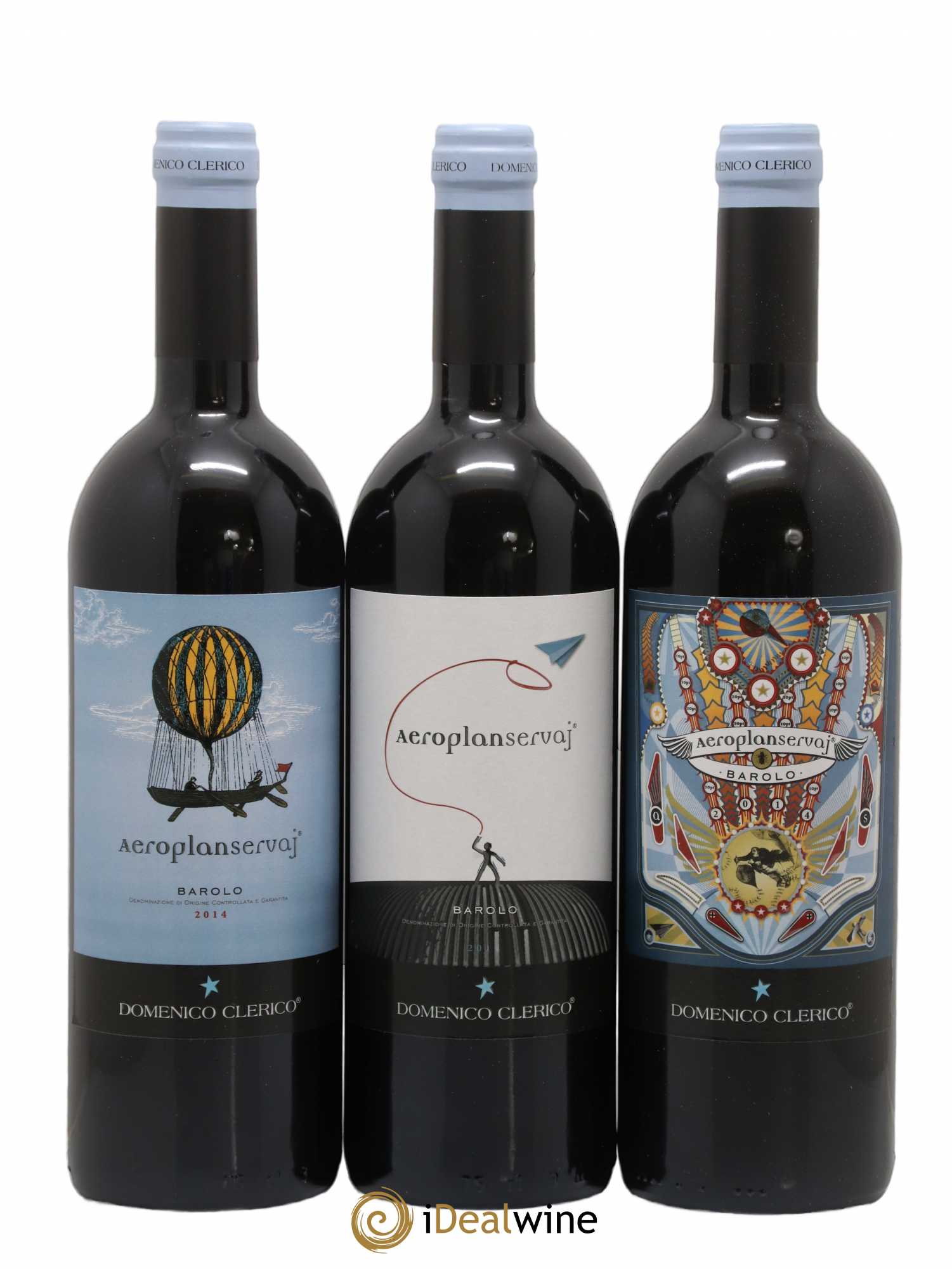 Barolo DOCG Aeroplan Servaj Domenico Clerico 2014 - Lotto di 6 bottiglie - 1