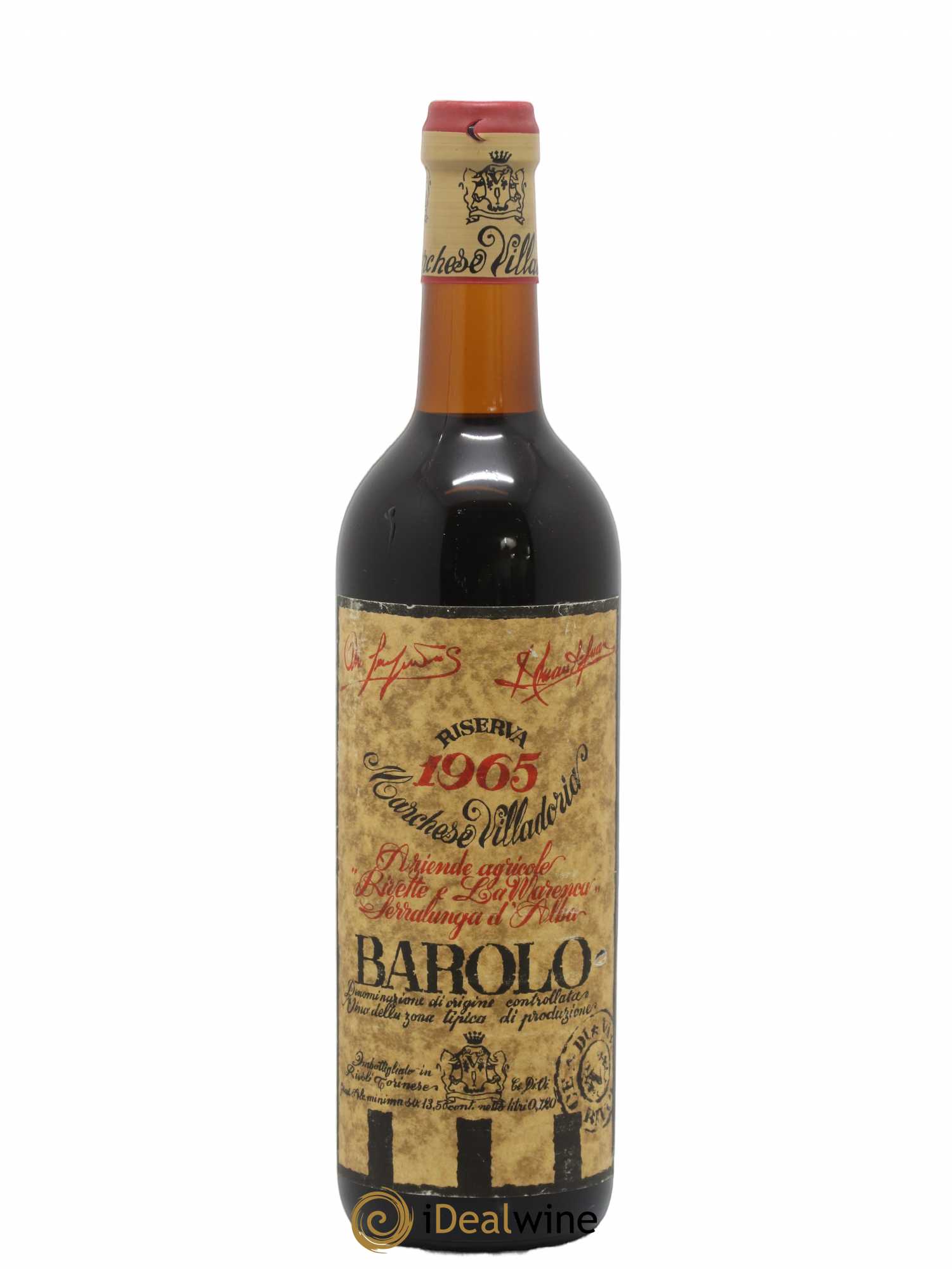 Barolo Riserva Marchese Villadoria 1965 - Posten von 1 Flasche - 0