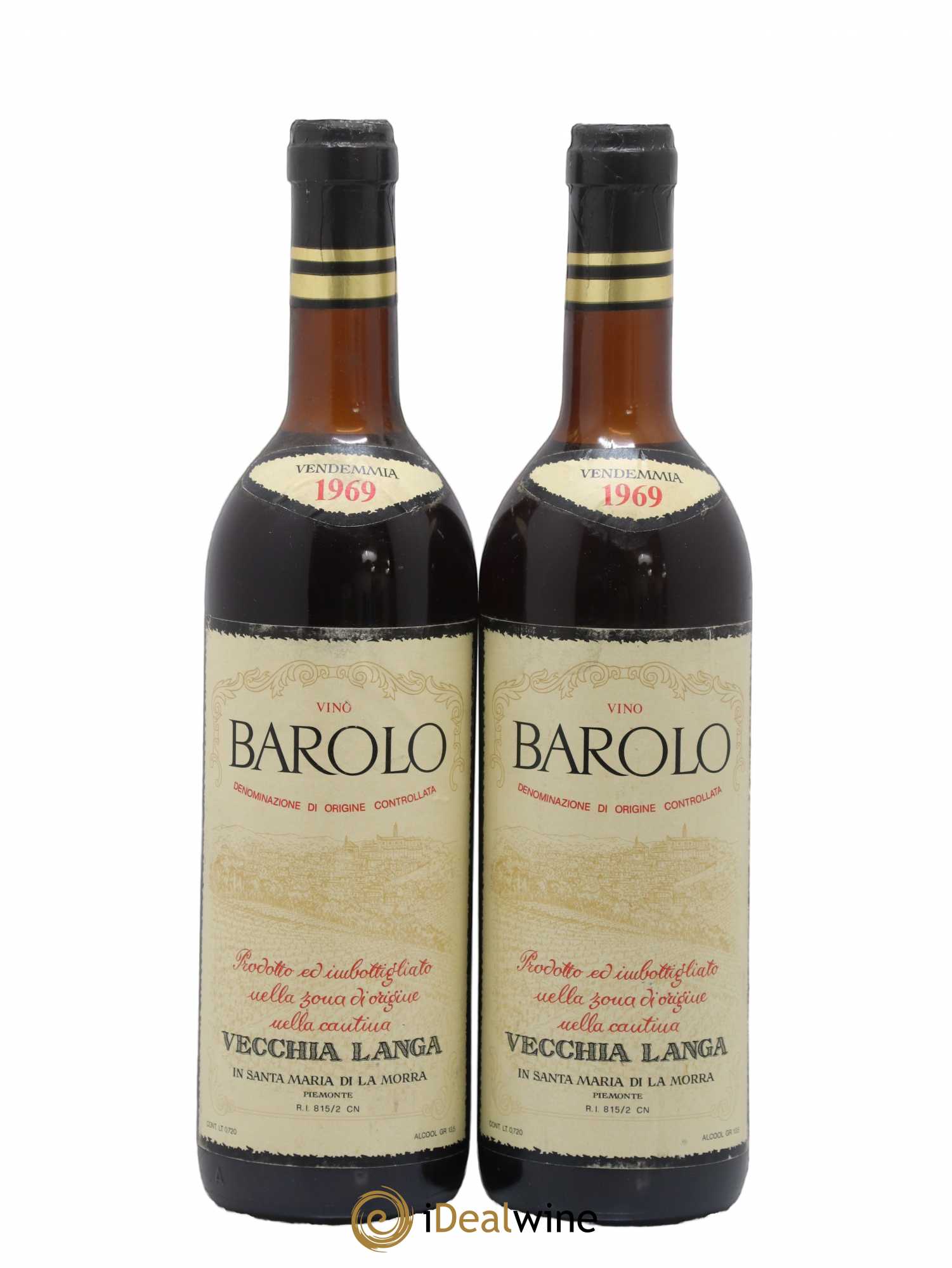 Barolo Vecchia Langa 1969 - Posten von 2 Flaschen - 0