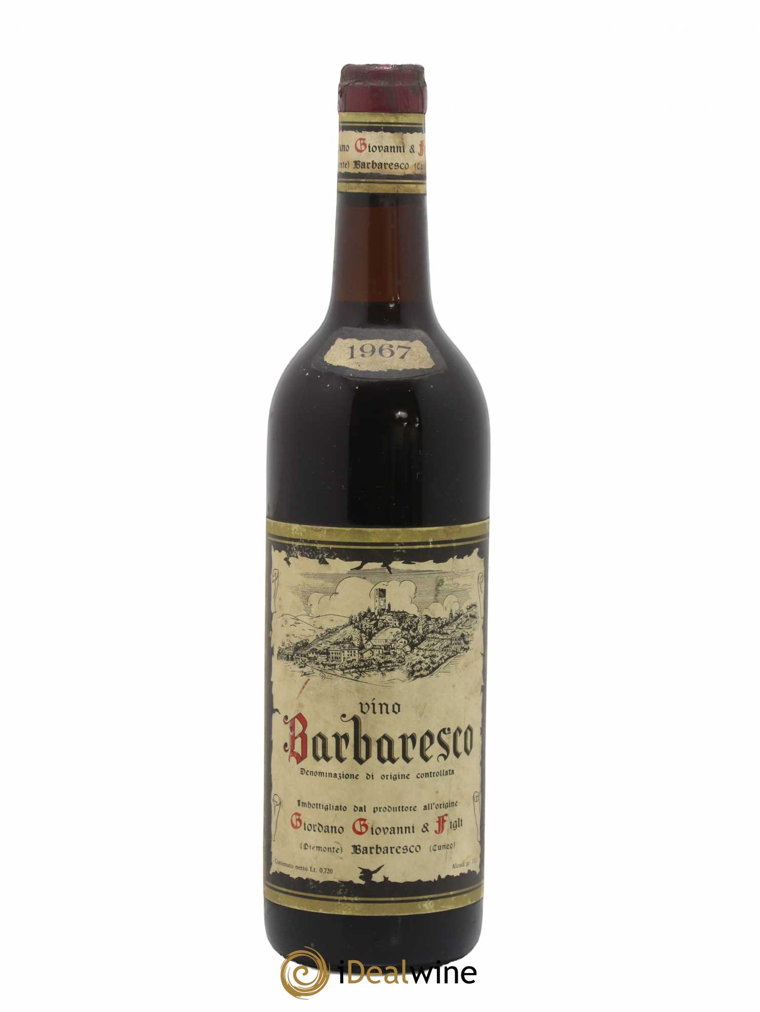 Barbaresco DOCG Giordano Giovanni 1967 - Posten von 1 Flasche - 0