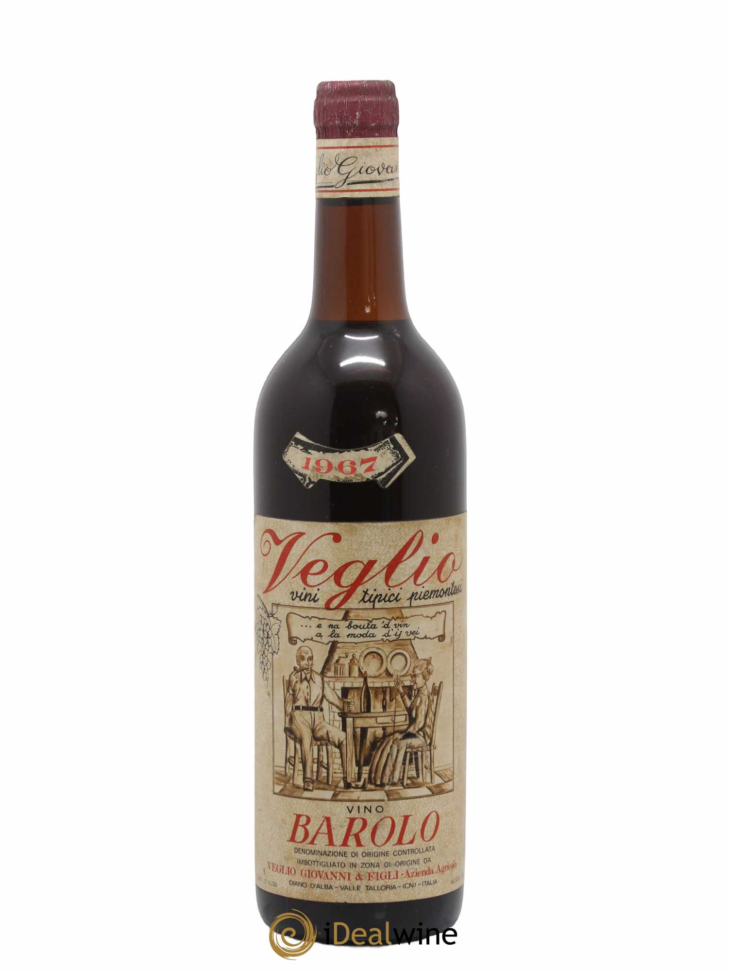 Barolo Vegli Giovanni 1967 - Posten von 1 Flasche - 0