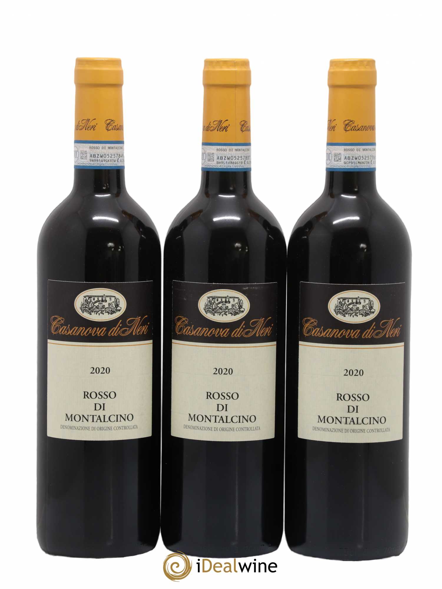 Rosso di Montalcino DOC Casanova di Neri 2020 - Lot de 6 bouteilles - 1