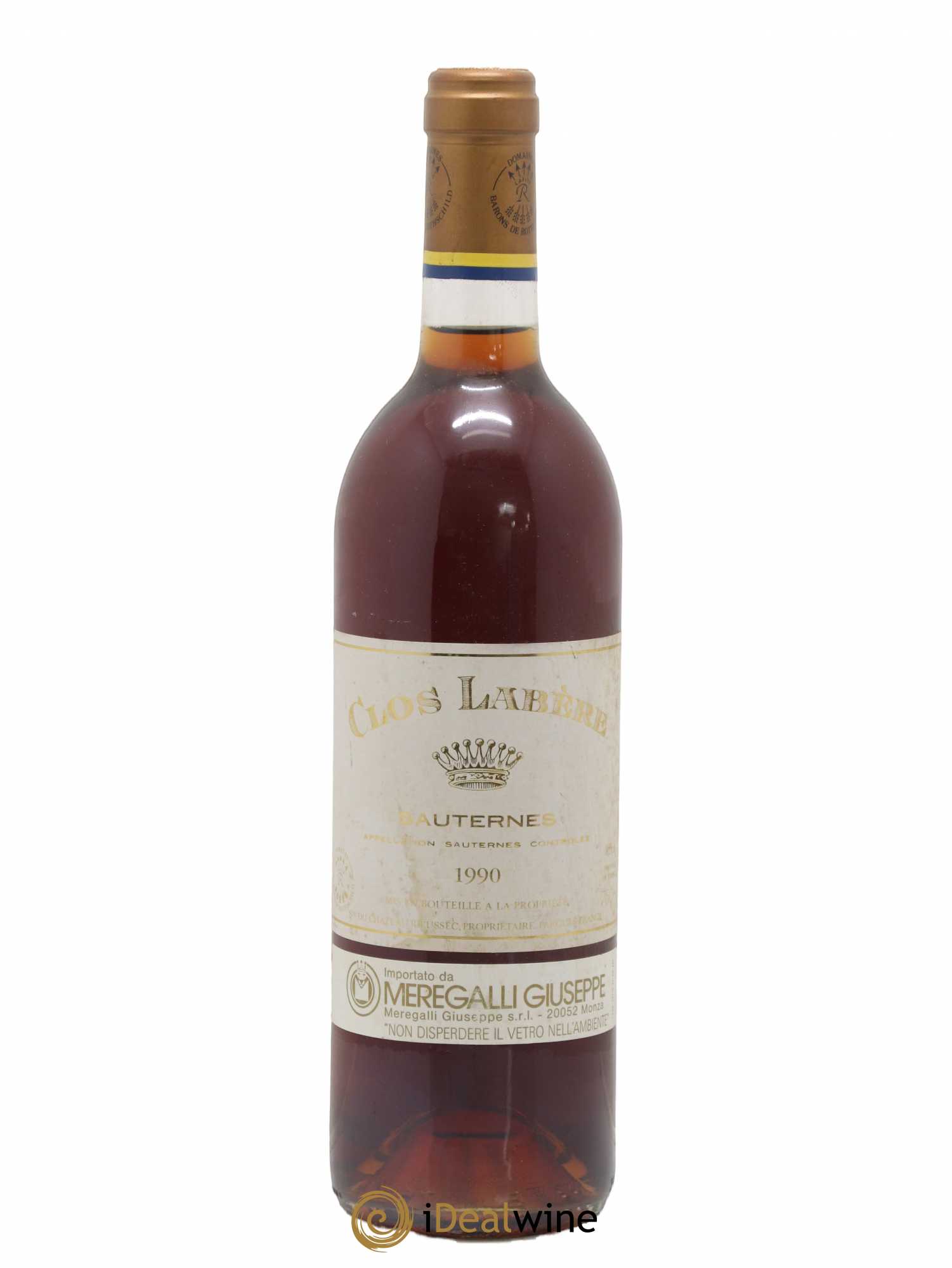 Clos labère 1990 - Posten von 1 Flasche - 0