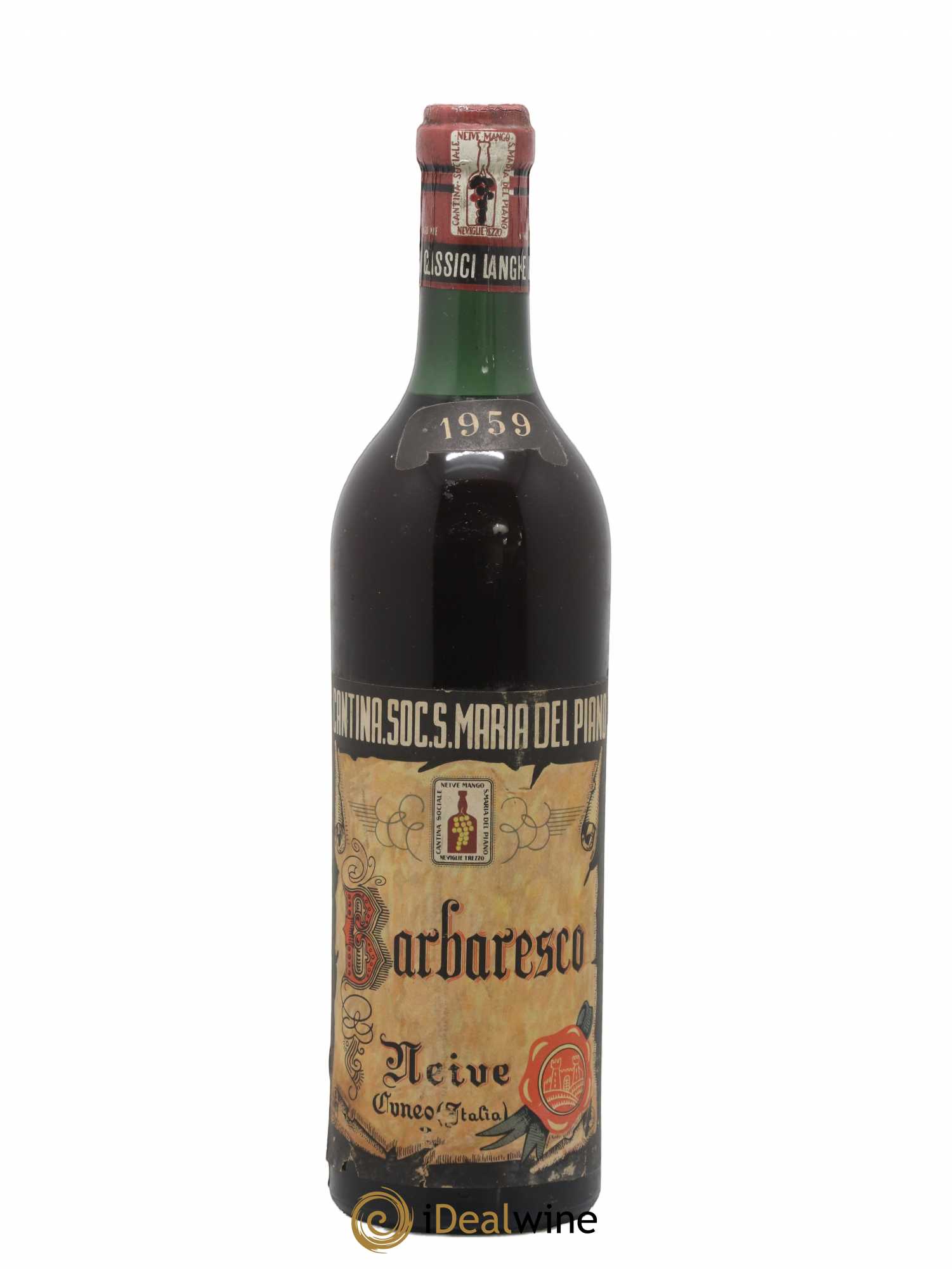 Barbaresco DOCG Cantina Maria del Piano 1959 - Posten von 1 Flasche - 0
