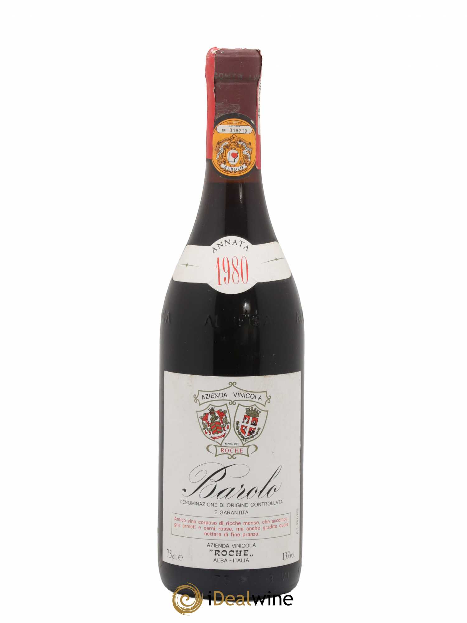 Barolo Roche Ferrero Andrea 1980 - Lot de 1 bouteille - 0