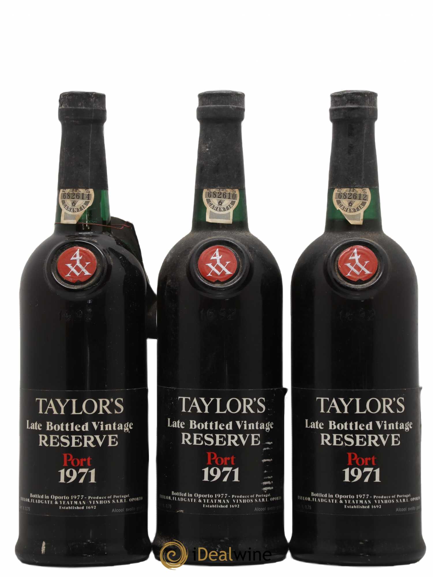 Porto Taylor's Vintage 1971 - Lot de 3 bouteilles - 0