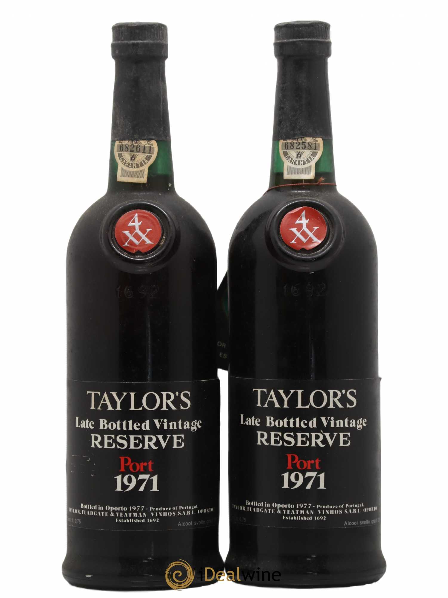 Porto Taylor's Vintage 1971 - Lot de 2 bouteilles - 0