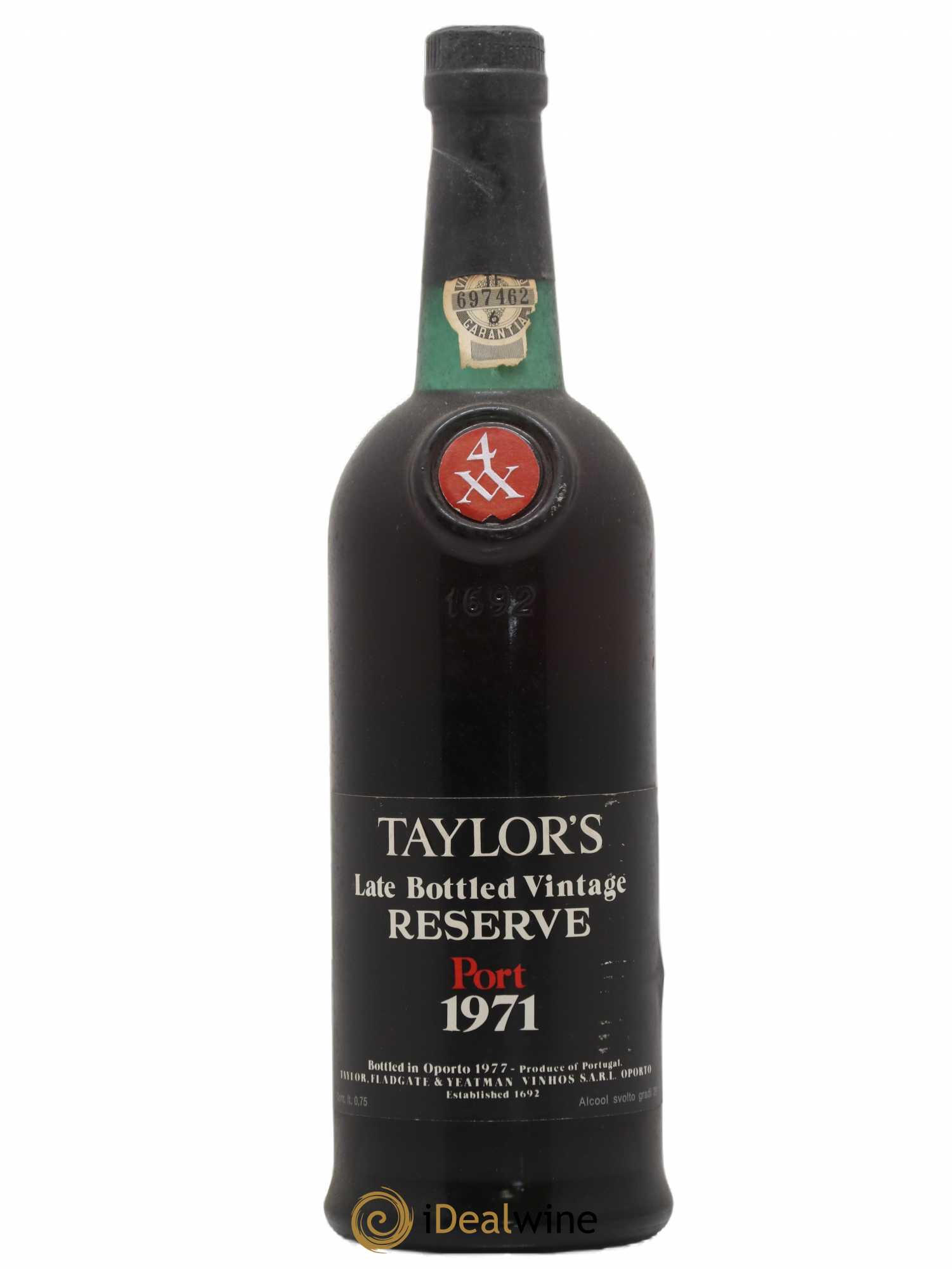Porto Taylor's Vintage 1971 - Lot de 1 bouteille - 0