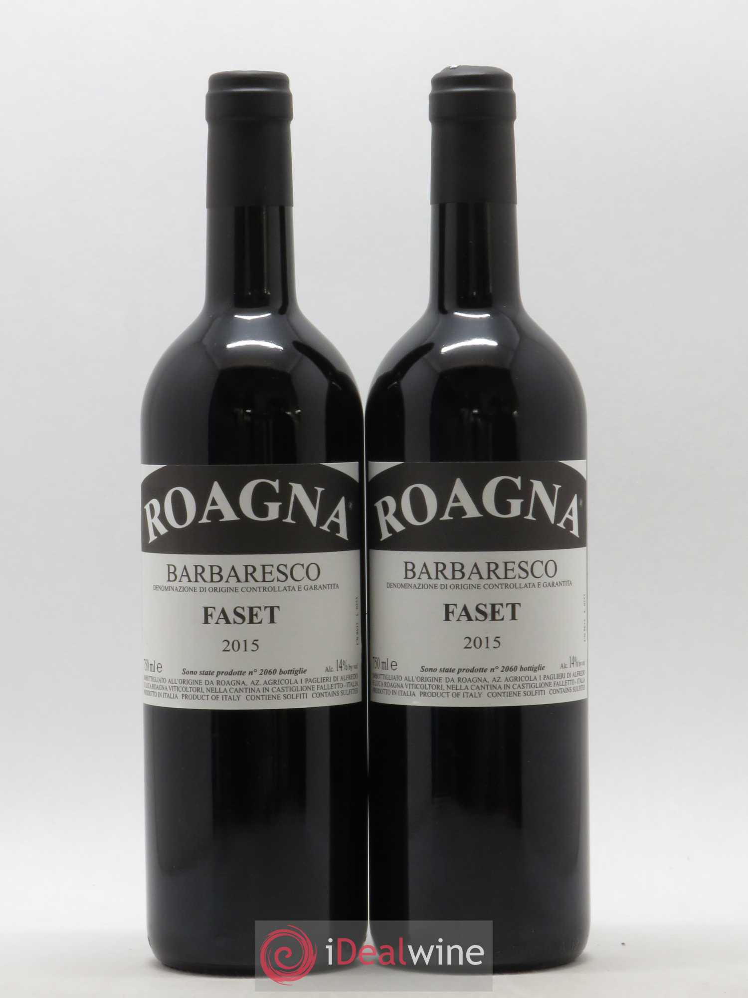 Barbaresco DOCG Faset Roagna 2015 - Lot de 2 bouteilles - 0