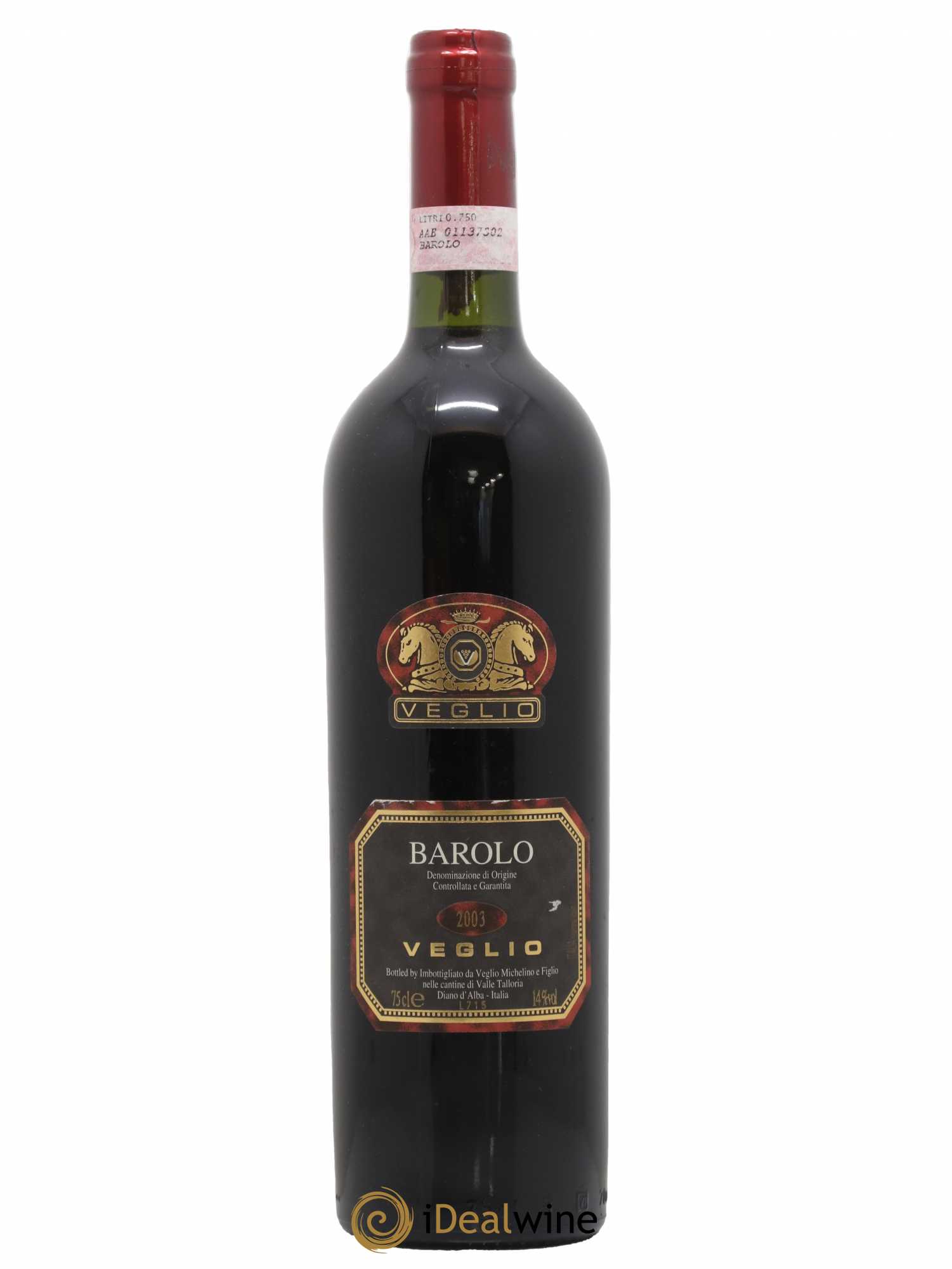 Barolo Veglio 2003 - Lot de 1 bouteille - 0