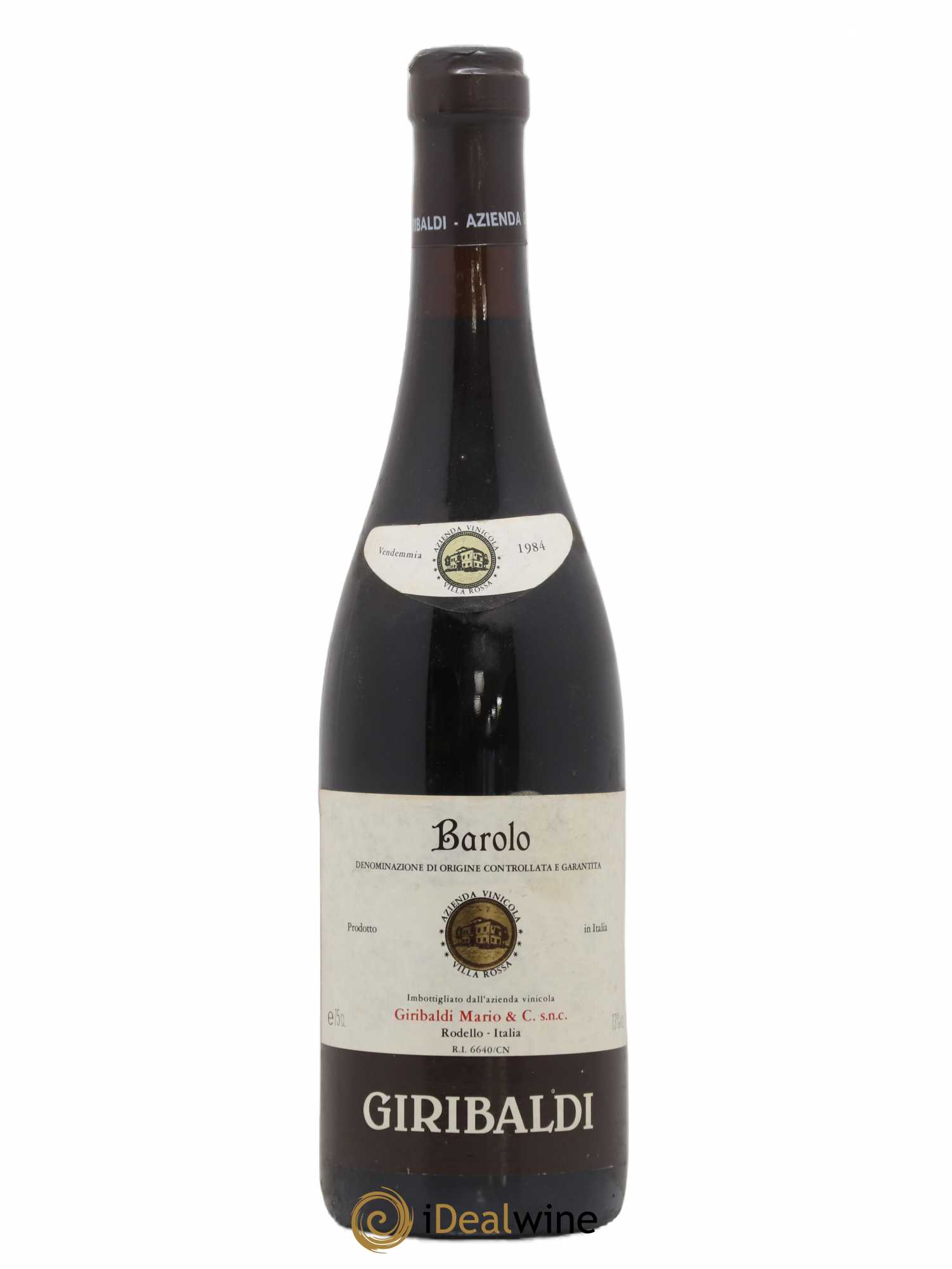 Barolo Giribaldi 1984 - Lot de 1 bouteille - 0