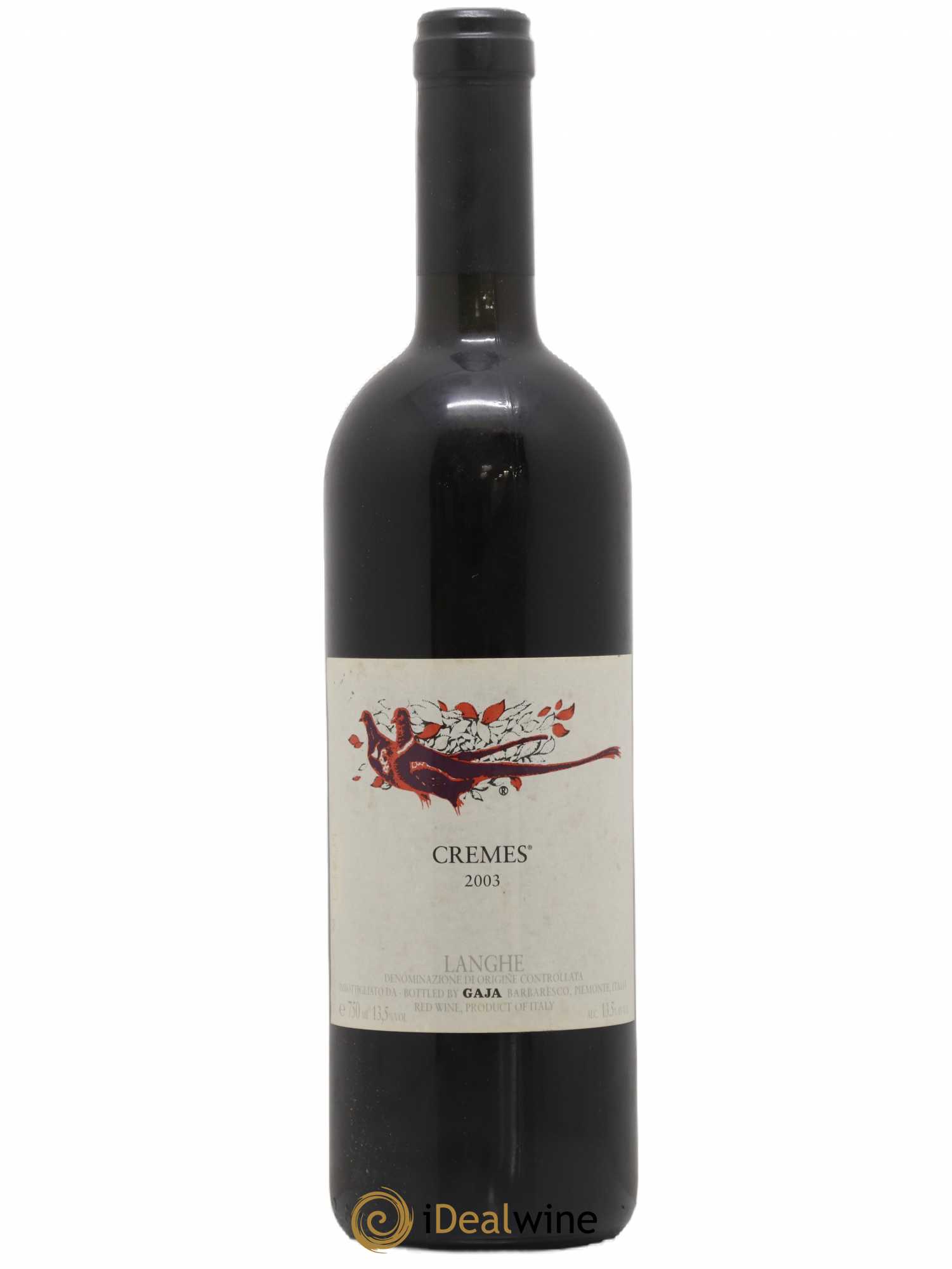Langhe DOC Cremes Angelo Gaja 2003 - Lot de 1 bouteille - 0
