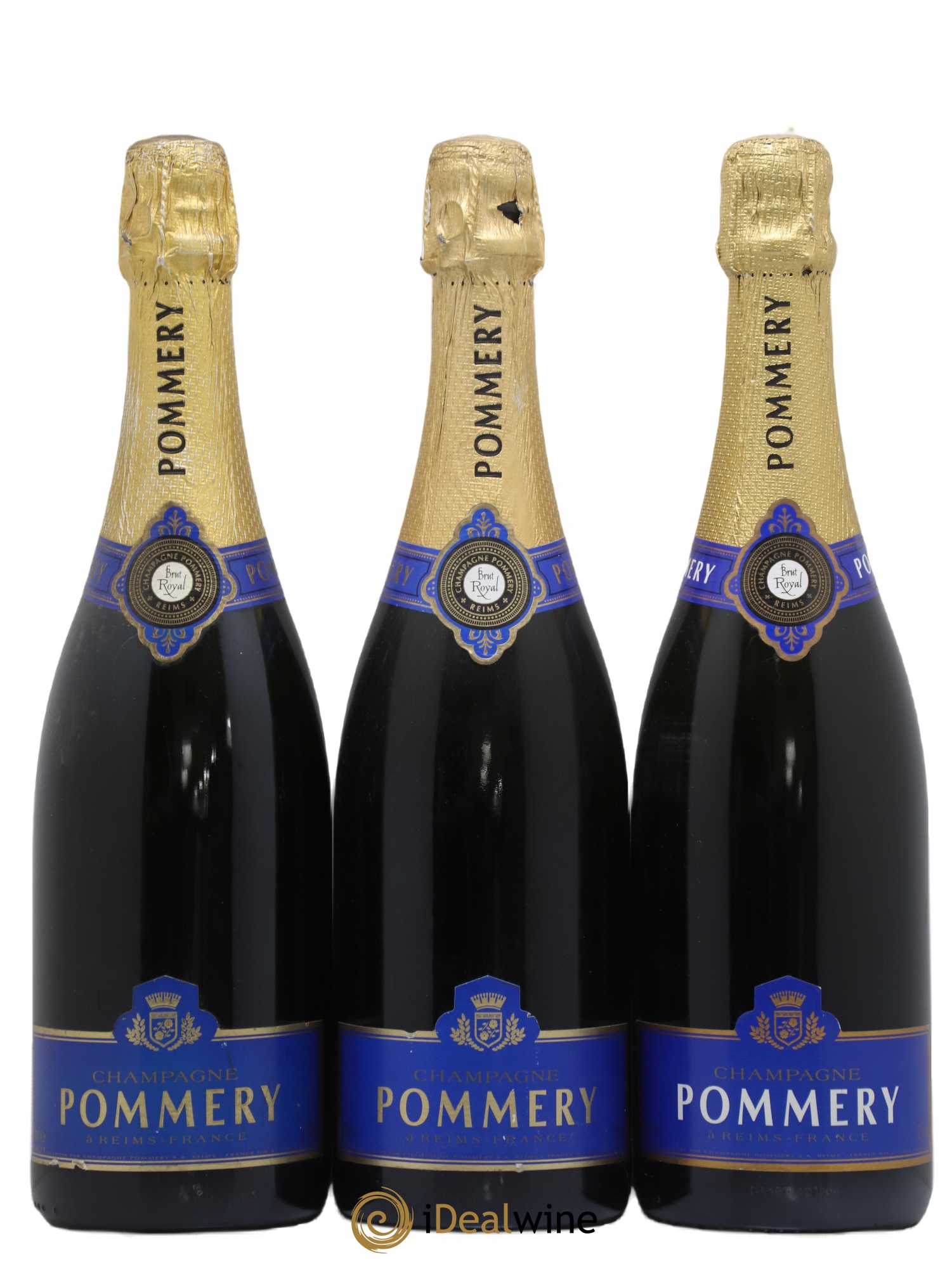 Champagne Pommery - Lot de 3 bouteilles - 0
