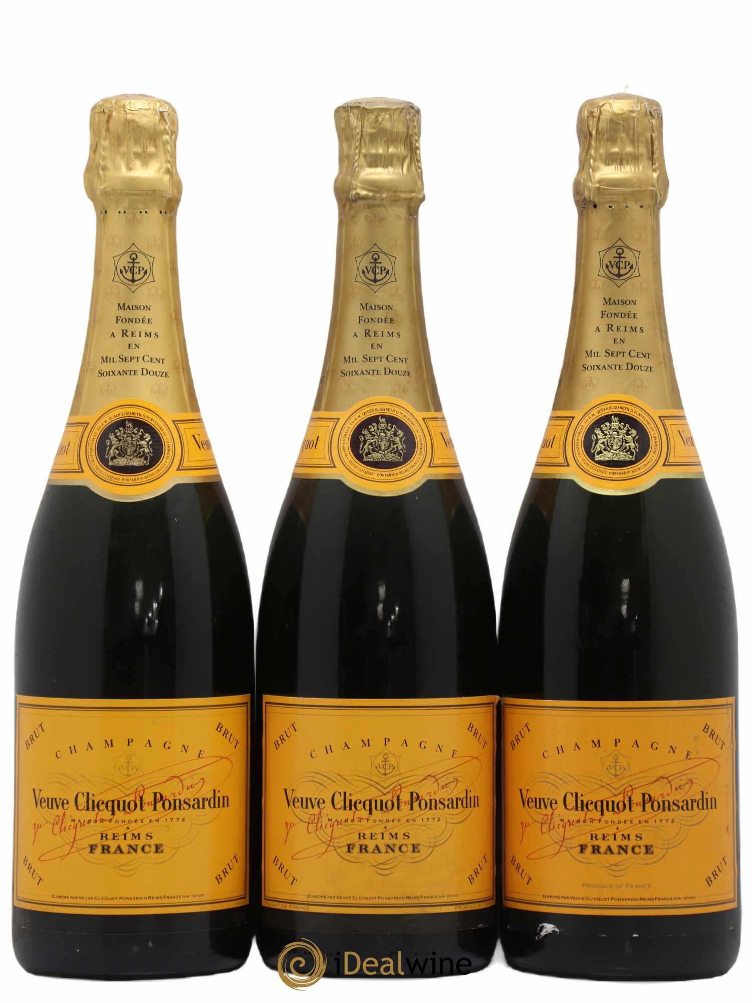 Carte Jaune Brut Veuve Clicquot - Lot de 3 bouteilles - 0