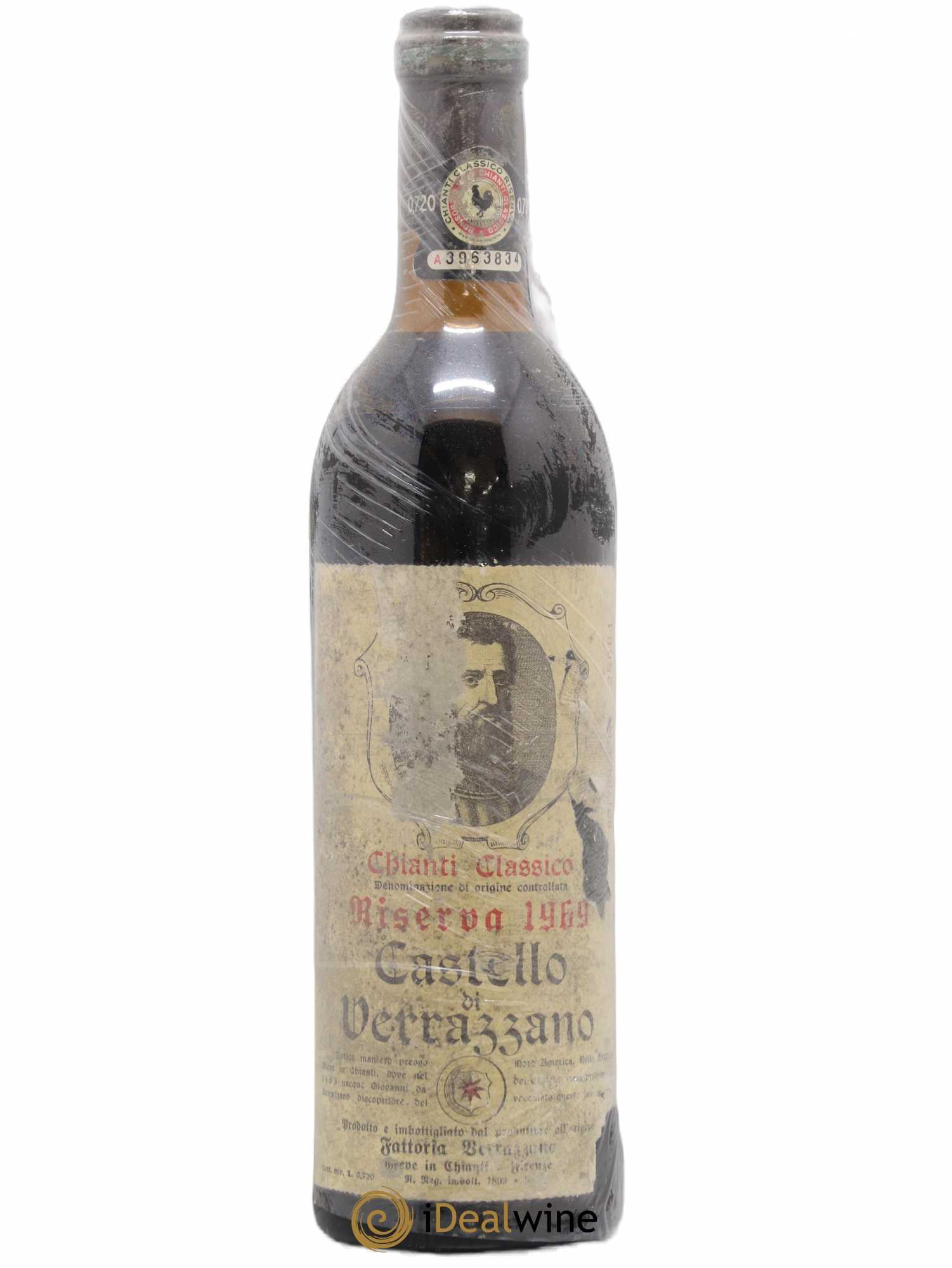 Chianti Classico DOCG Riserva Castello di Verrazzano 1969 - Lotto di 1 bottiglia - 0