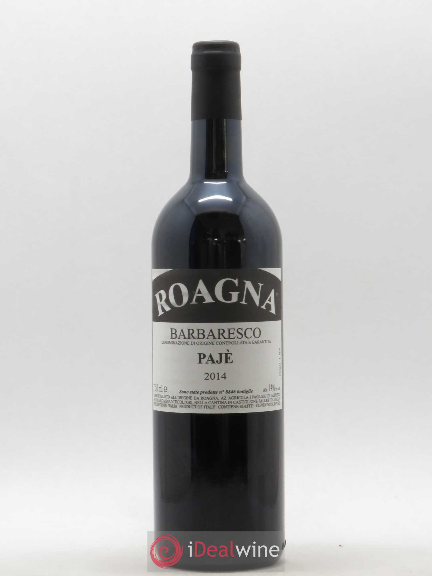 Barbaresco DOCG Pajè Roagna 2014 - Lot de 1 bouteille - 0