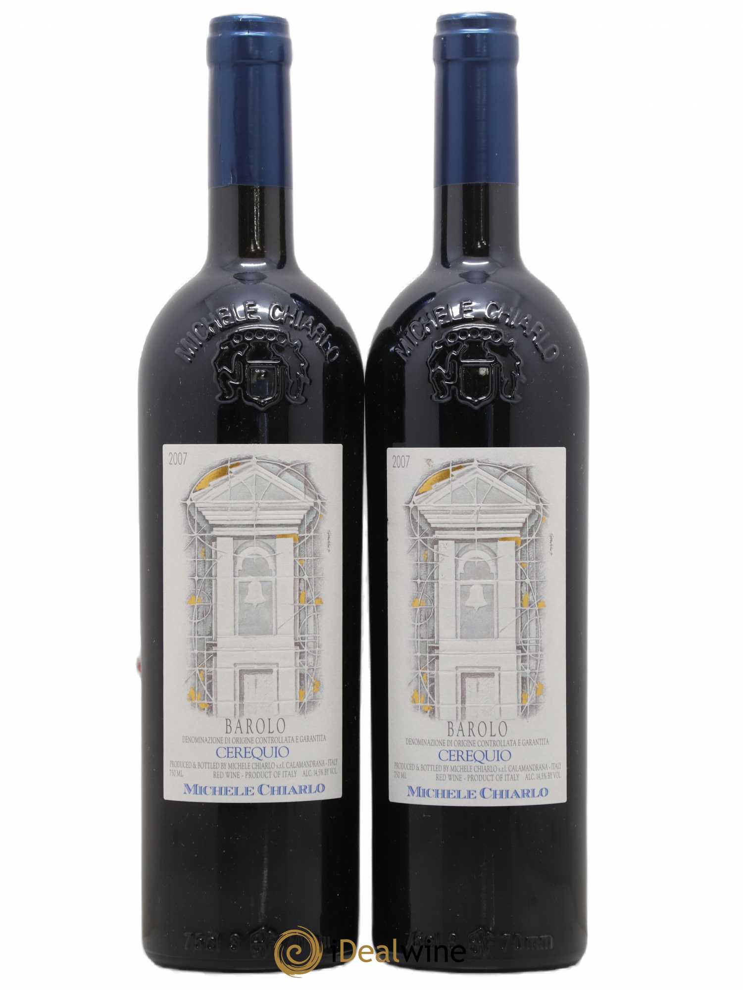 Barolo Cerequio Michele Chiarlo 2007 - Lot de 2 bouteilles - 0