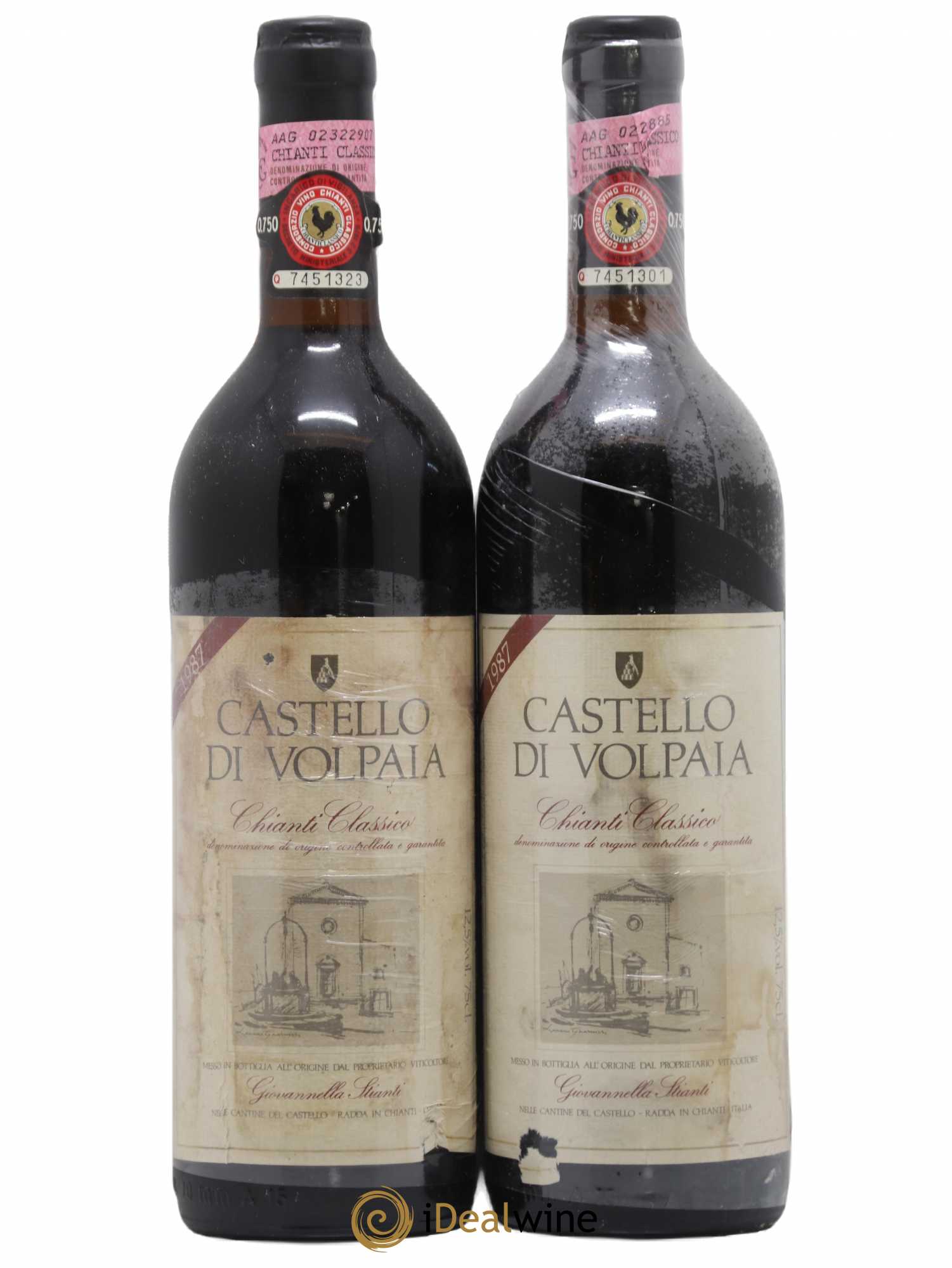 Chianti Classico DOCG 1987 - Posten von 2 Flaschen - 0